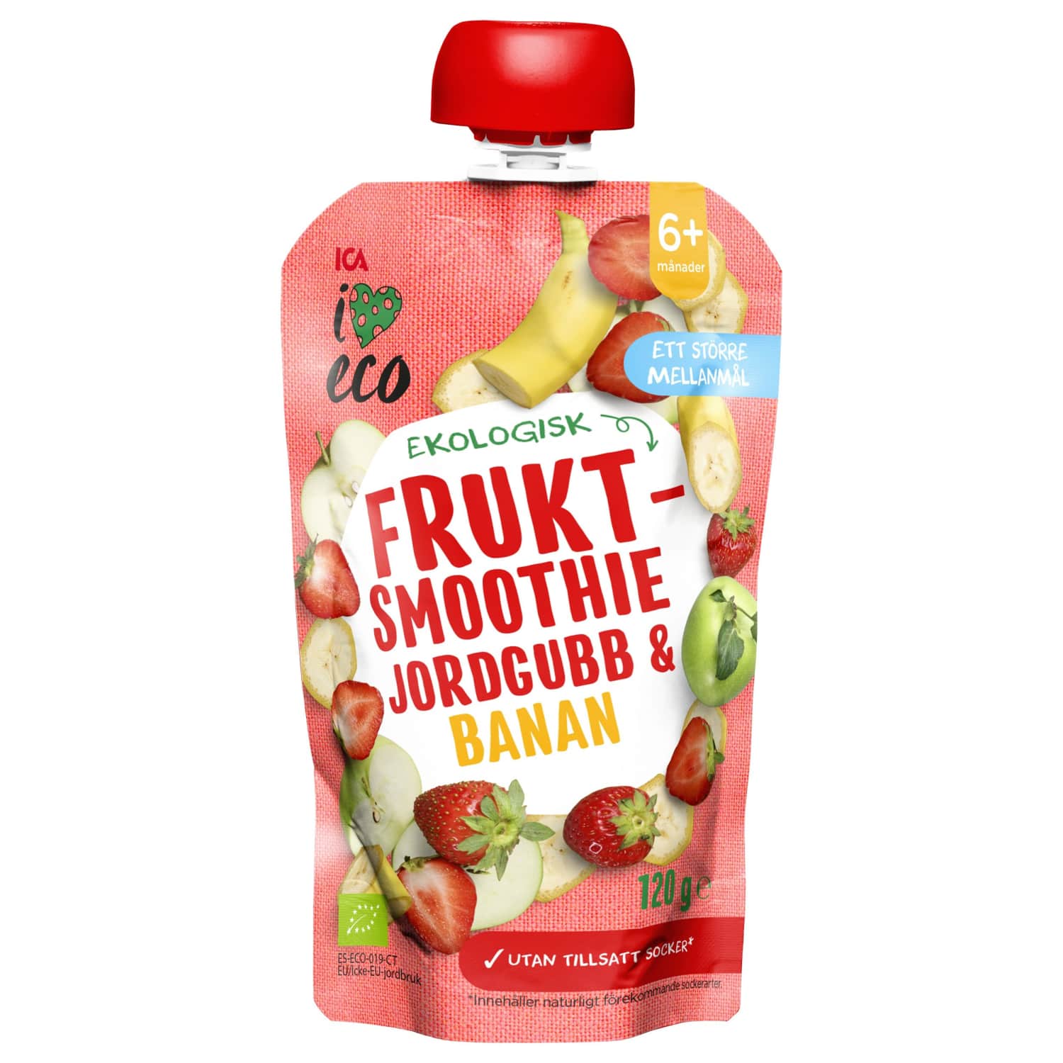 Biezenis ILE ar zemenēm un banāniem 120g