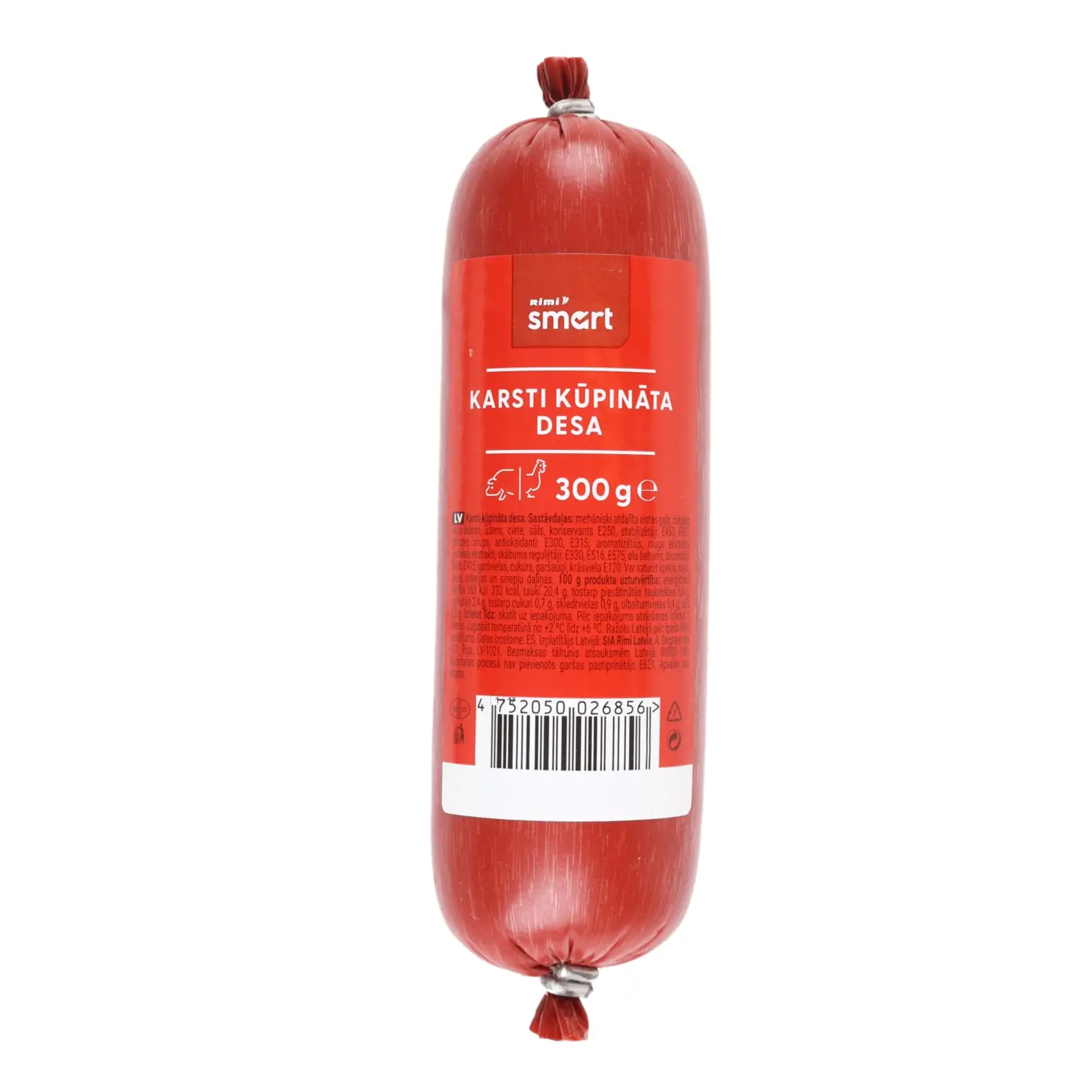 Karsti kūpināta desa Rimi Smart 300g