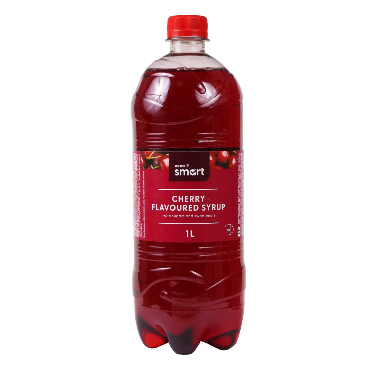 Sīrups Rimi Smart ķiršu garšas ar sald. 1l