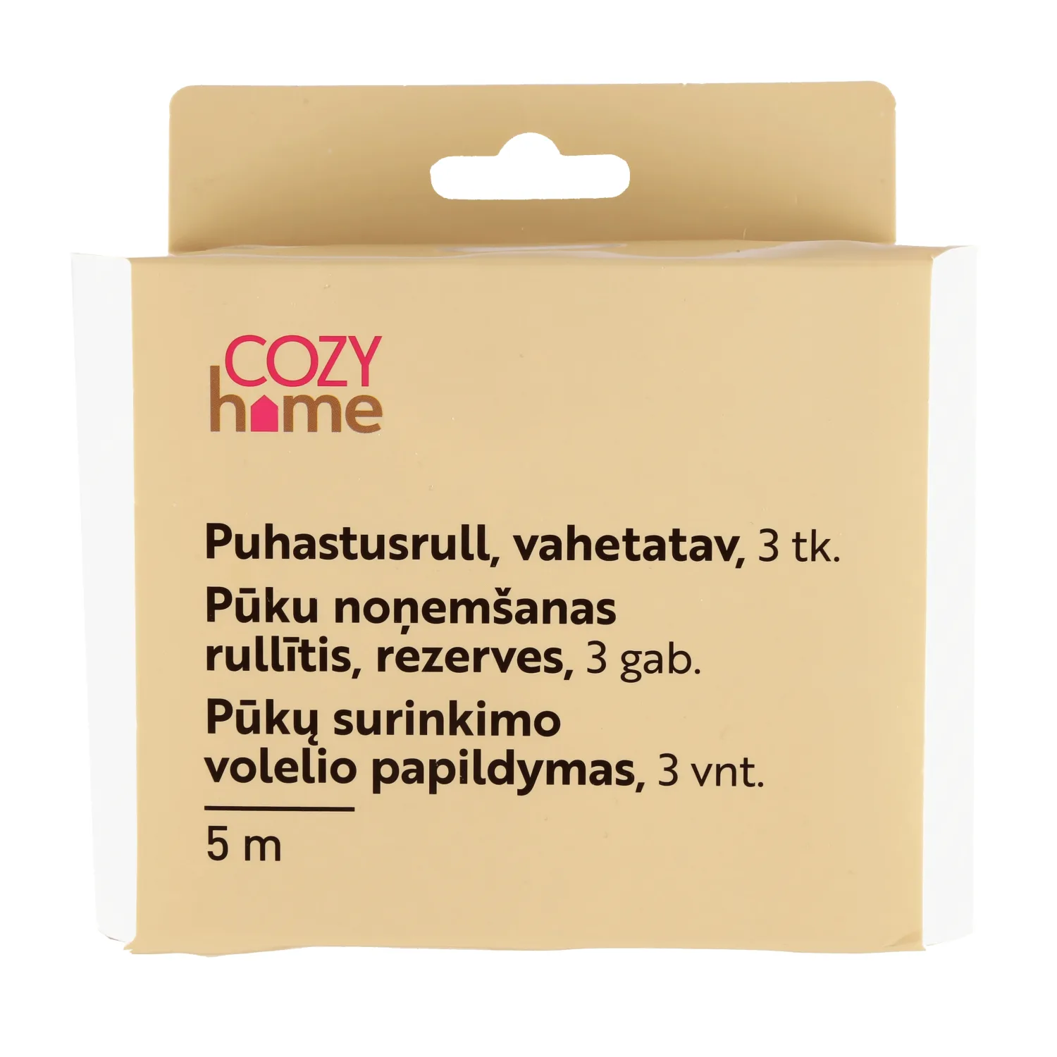 Riidepuh.rull Cozy Home varu. 3tk, 5m