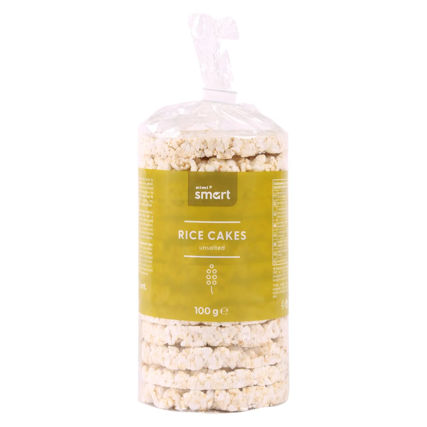 Pilngraudu rīsu galetes Rimi Smart 100g