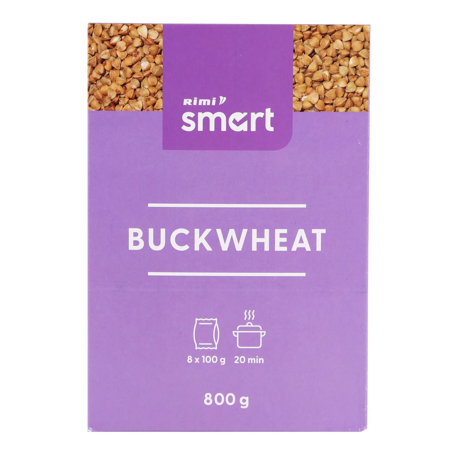 Griķi Rimi Smart 8x100g