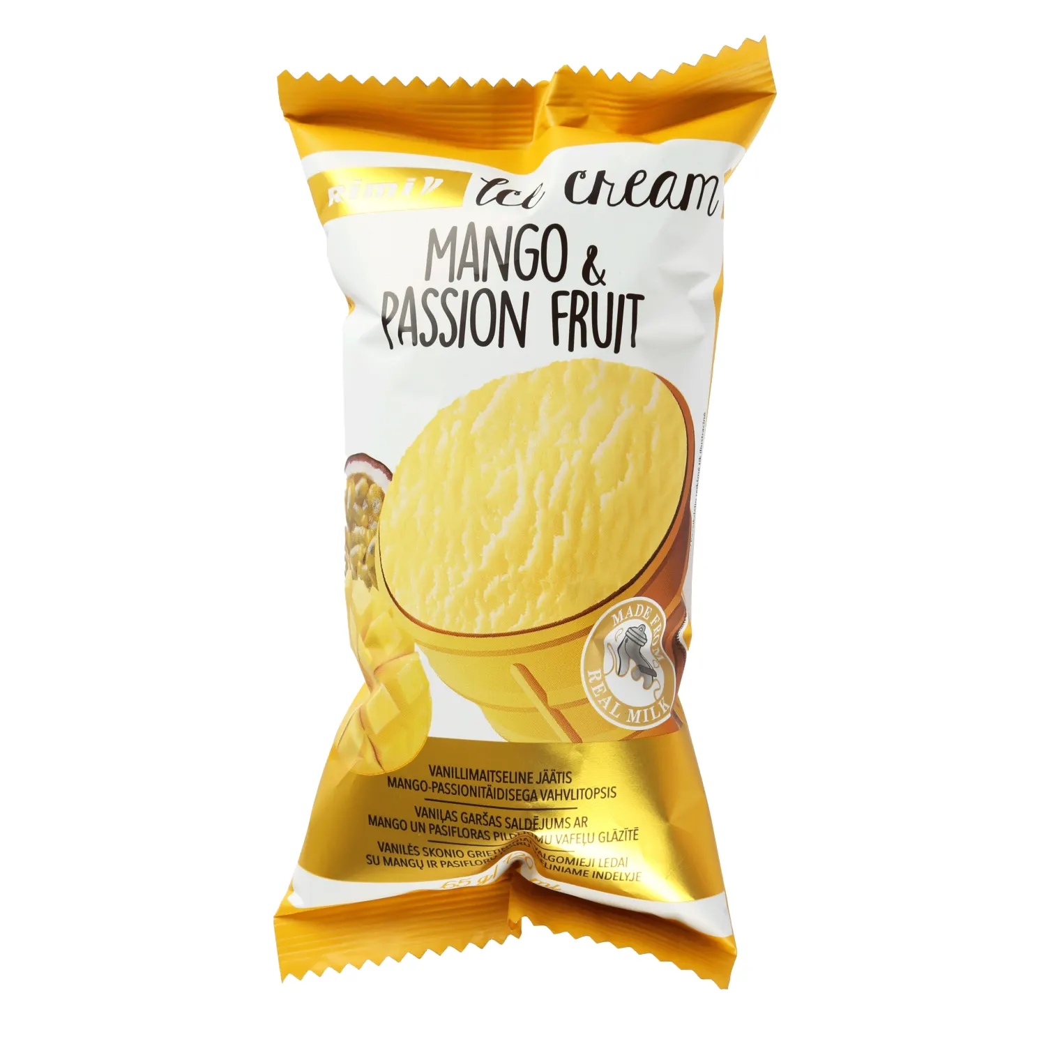 Valg. ledai su mangų įd. RIMI, 120 ml / 65 g