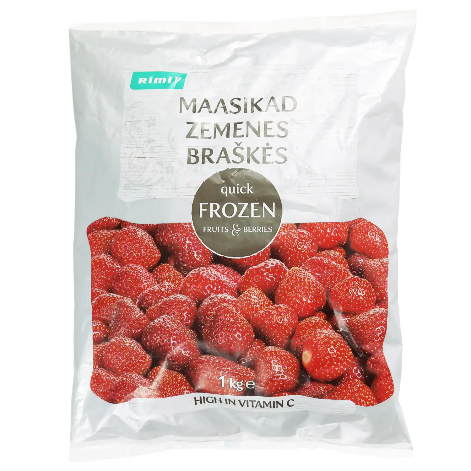 Zemenes Rimi ātri saldētas 1kg