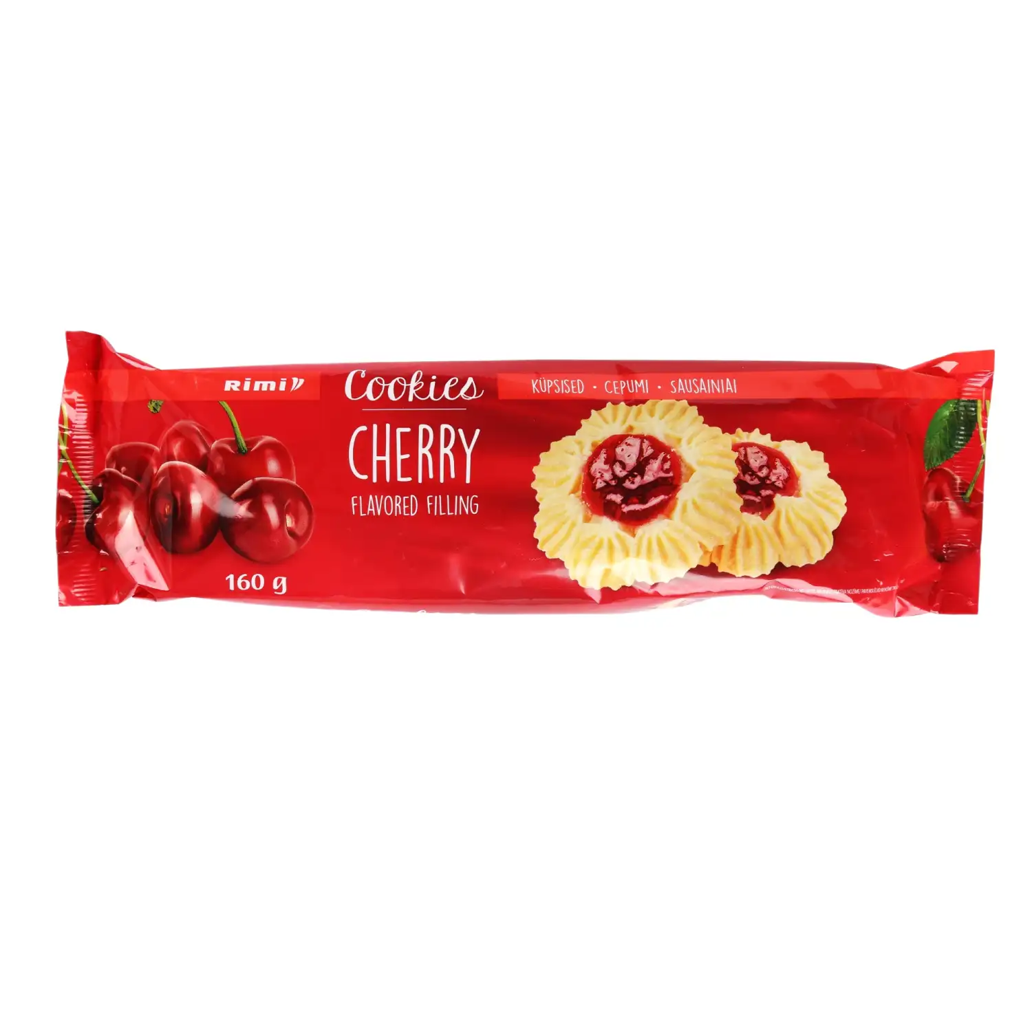 Küpsised kirsimaitselise täidisega Rimi 160g