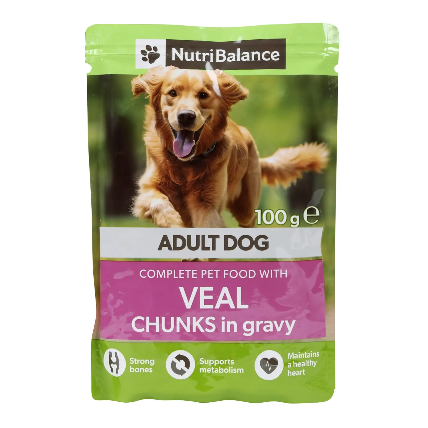 Täissööt koertele Nutribalance vasika 100g