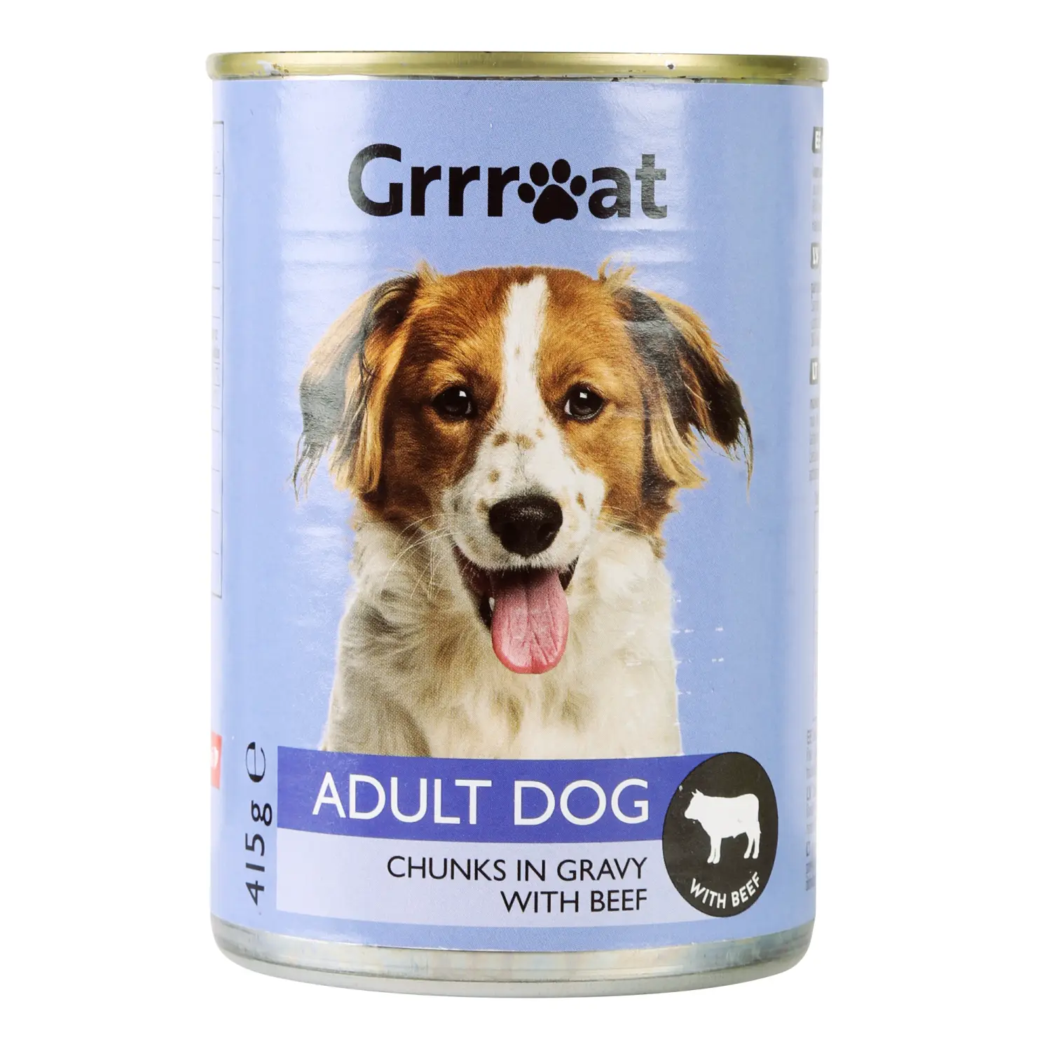 Koerasööt Grrreat veiseliha tükid 415g