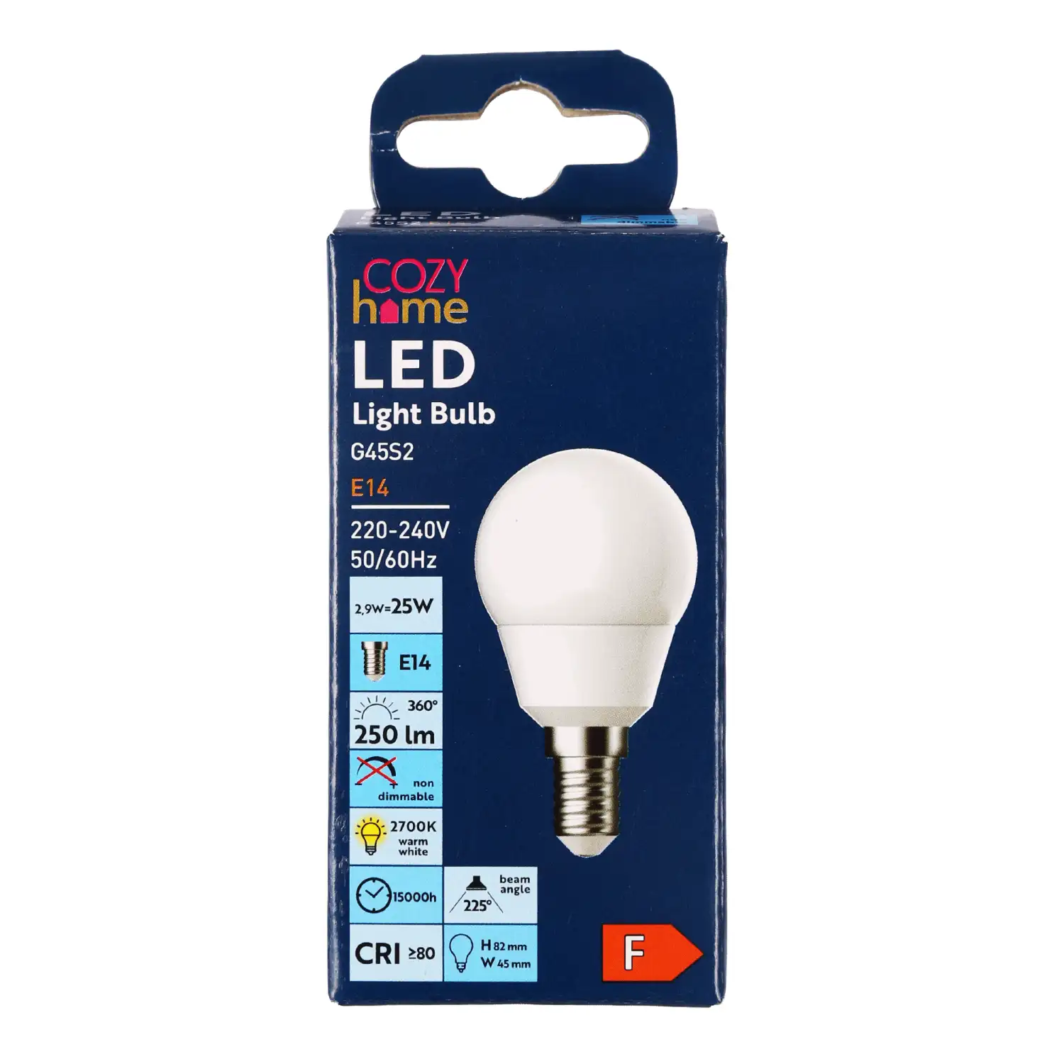 LED lemputė COZY HOME, 2,9 W, E14, 250lm