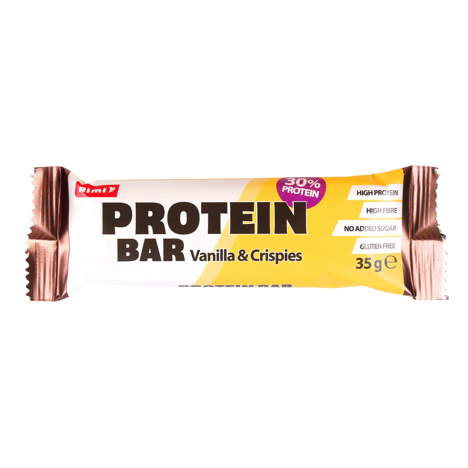 Proteīna batoniņš Rimi Vanilla & Crispies 35g