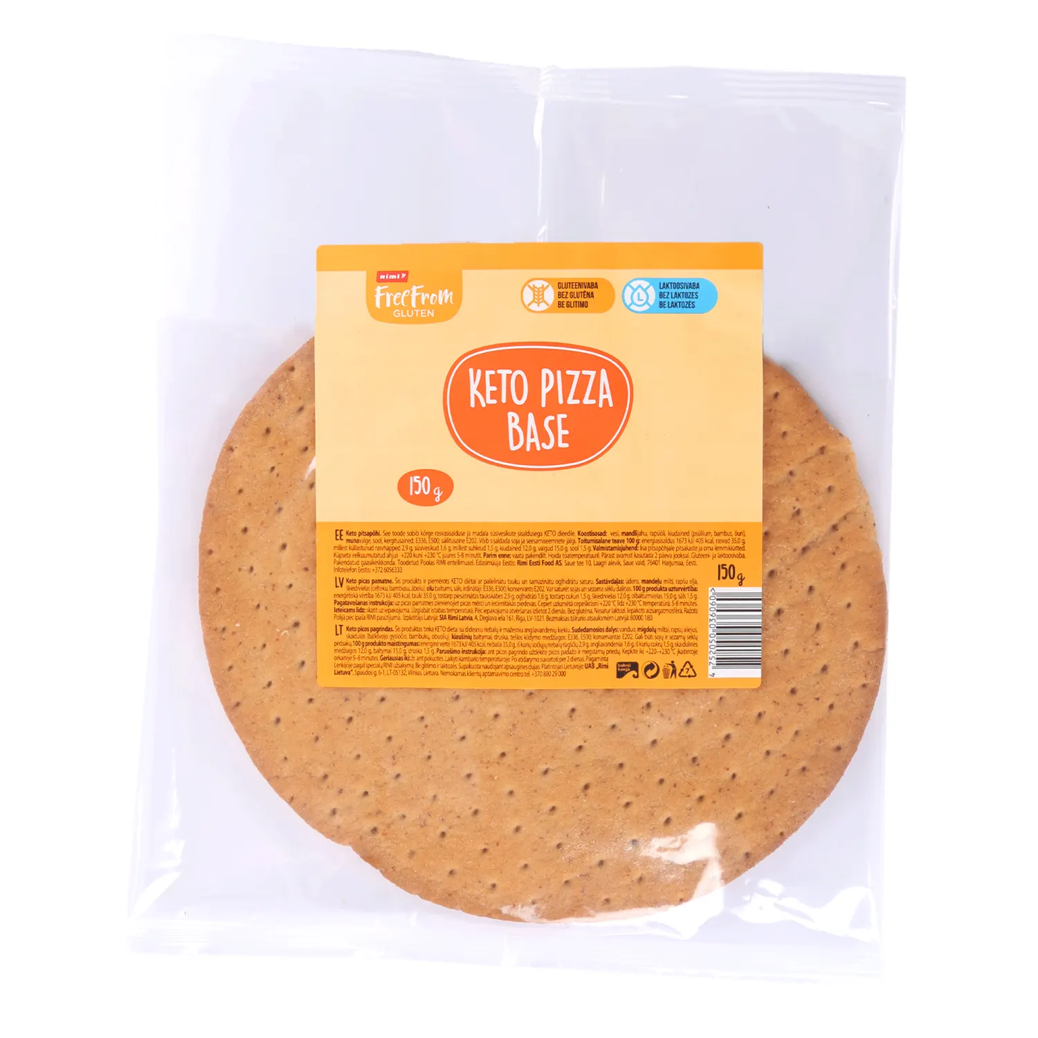 Keto picas pamatne Rimi Free From 150g