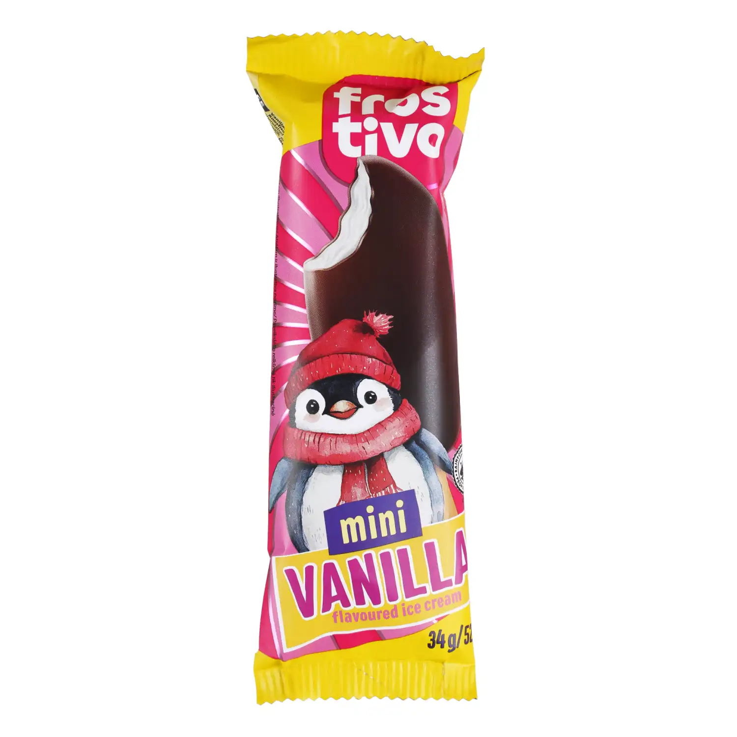 Vanilės sk. valg. ledai FROSTIVO, 52ml/34g