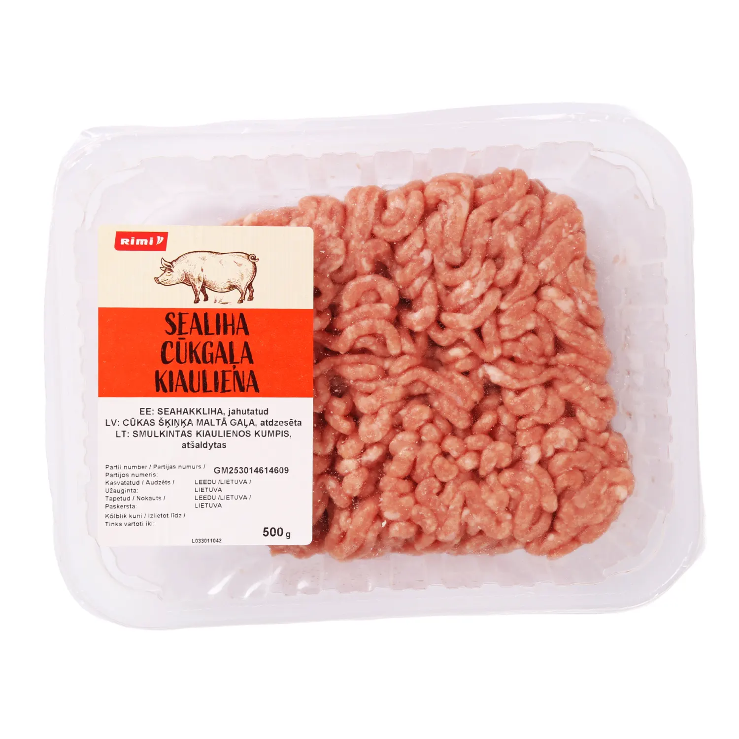 Atšald. smulk. kiaulienos kumpis RIMI, 500 g