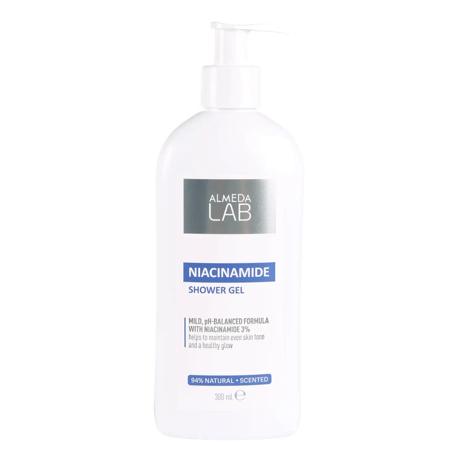 Dušo želė ALMEDA LAB su niacinam., 300ml