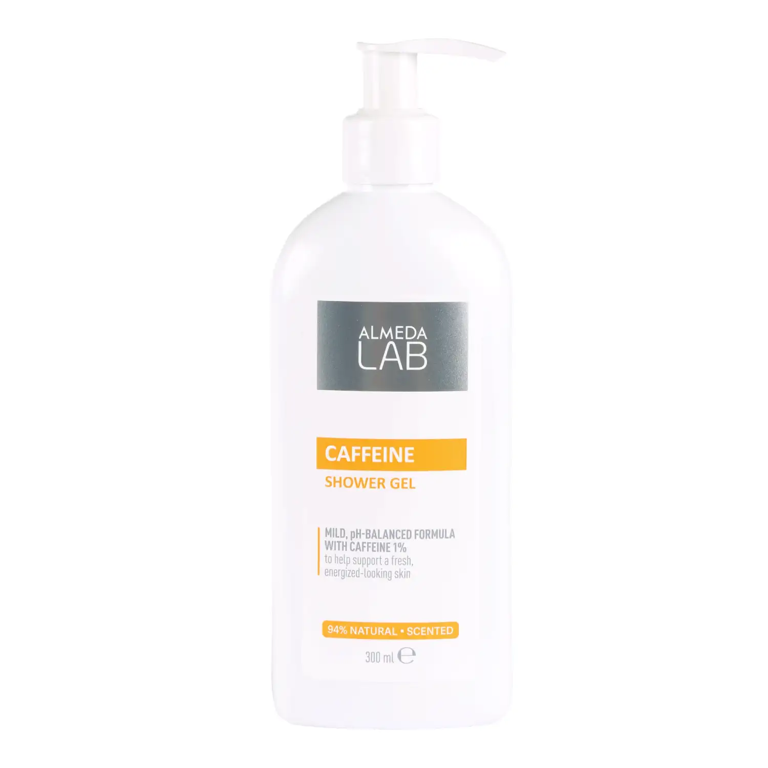 Dušigeel Almeda Lab kofeiiniga 1% 300ml
