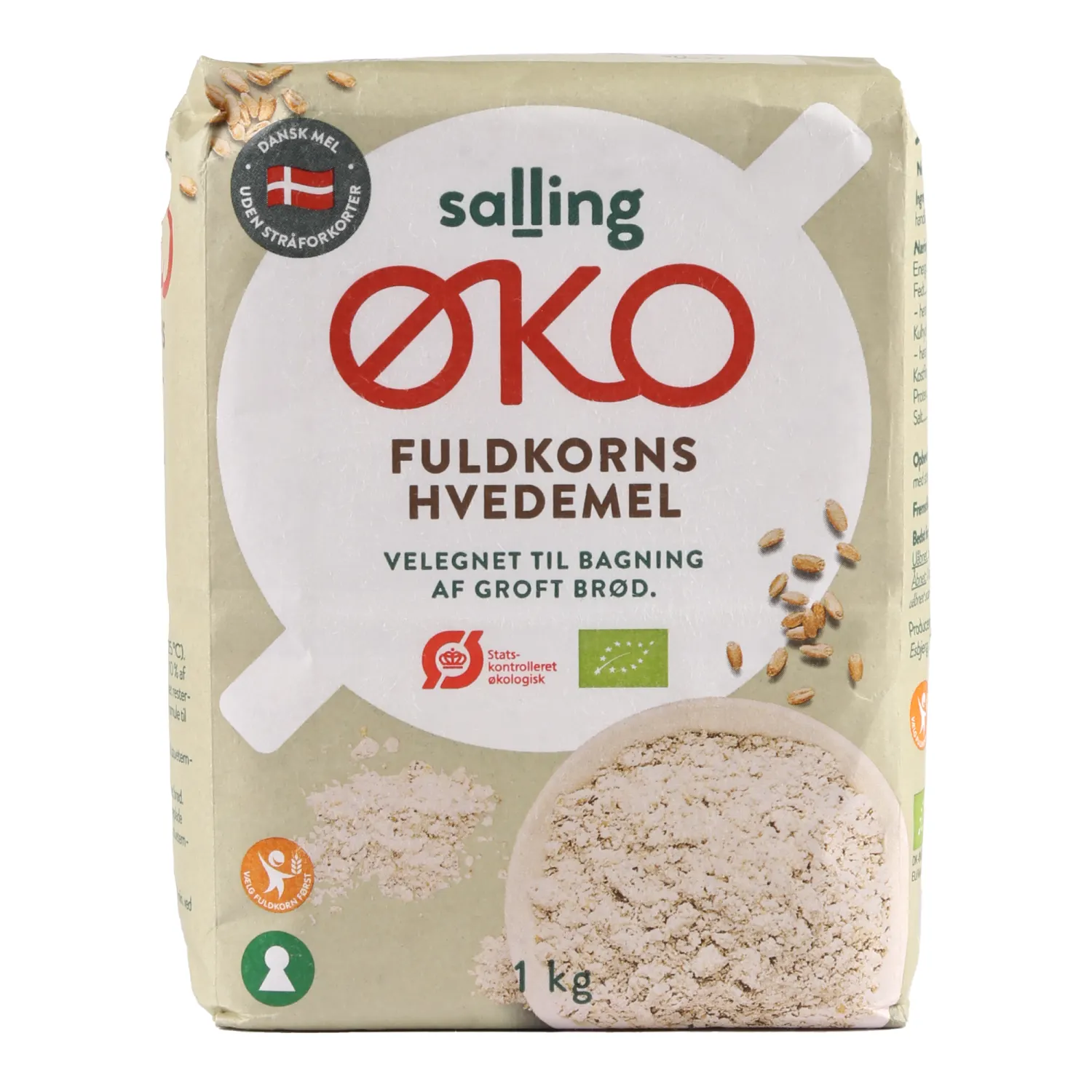 Pilngraudu kviešu milti Salling EKO 1kg