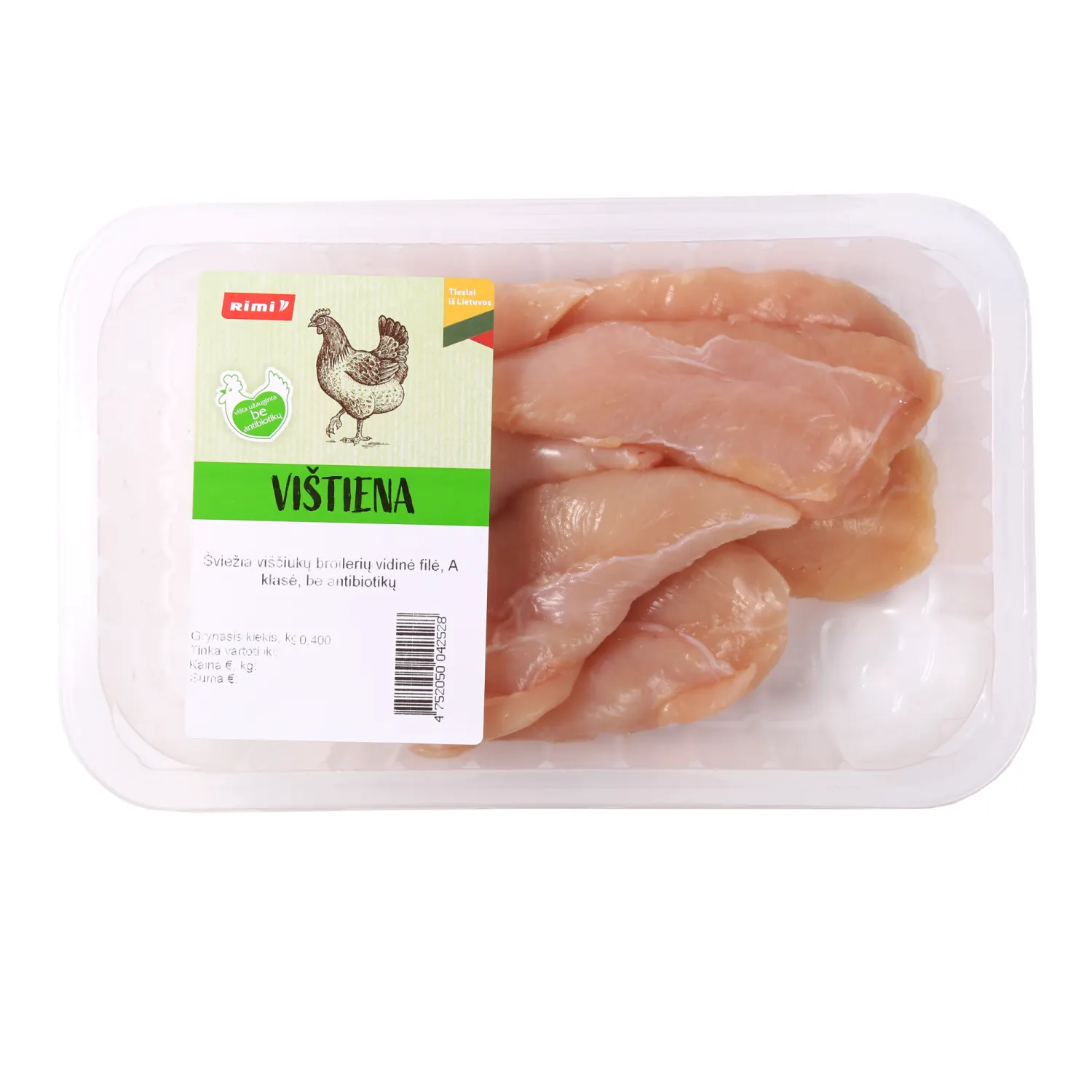 Viščiukų vidinė filė be antib. RIMI, 400 g