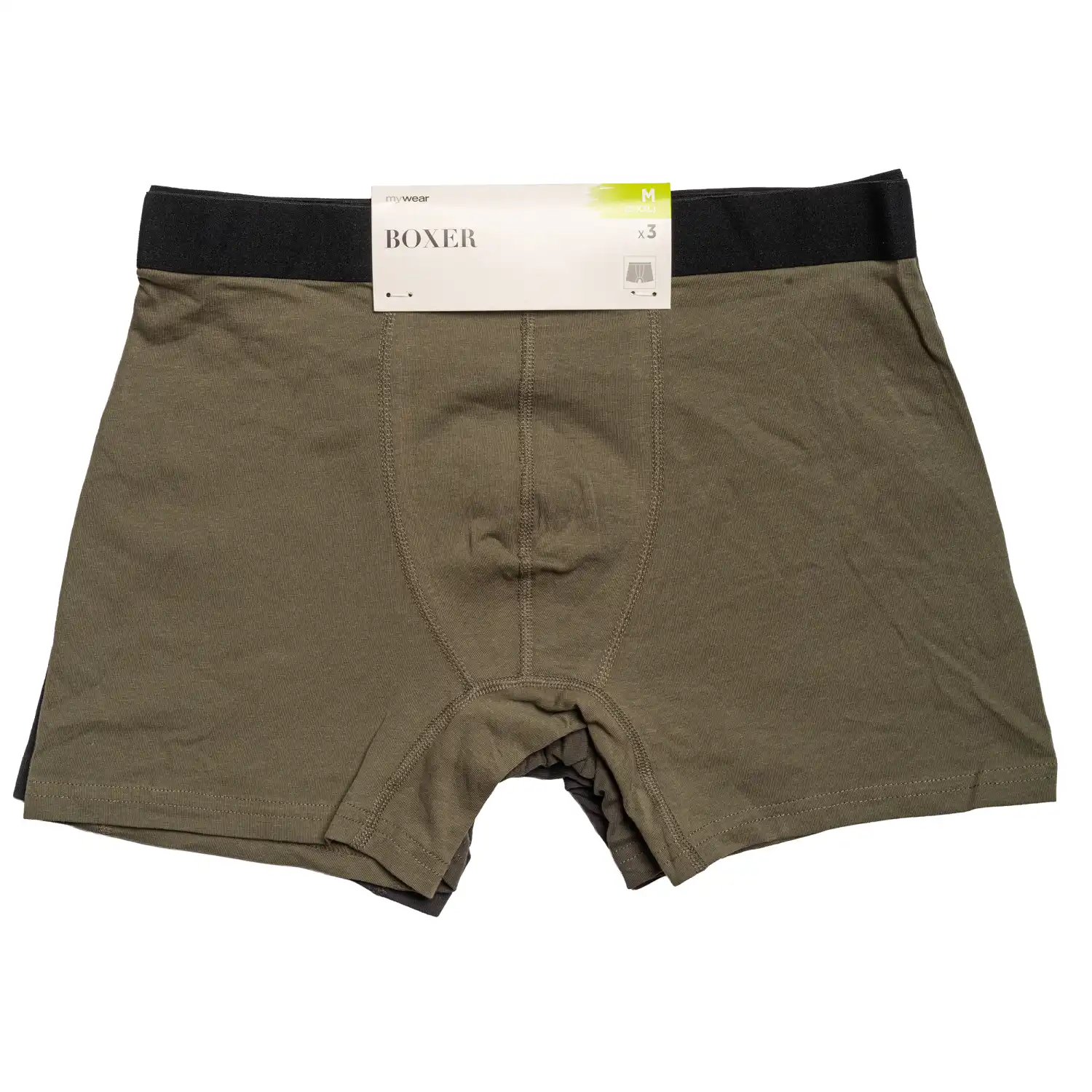 Bokseršorti Mywear Karl 3 pāri zaļi XXL