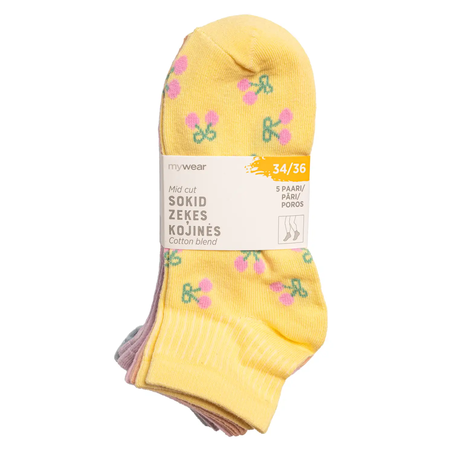Bērnu zeķes Toarp 5pāri 34/36 SS26