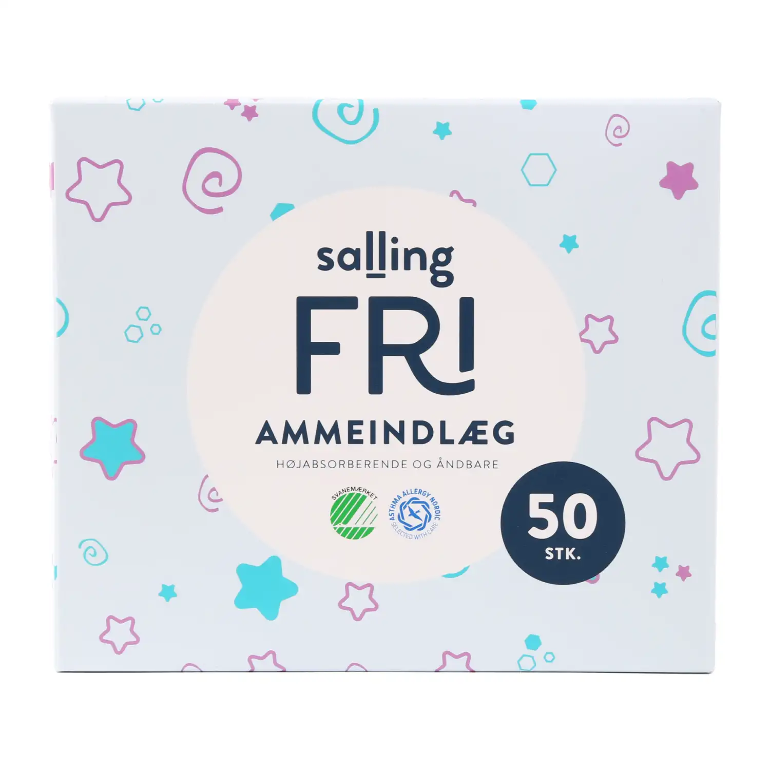 Zīdīšanas ieliktņi Salling Fri 50gab.