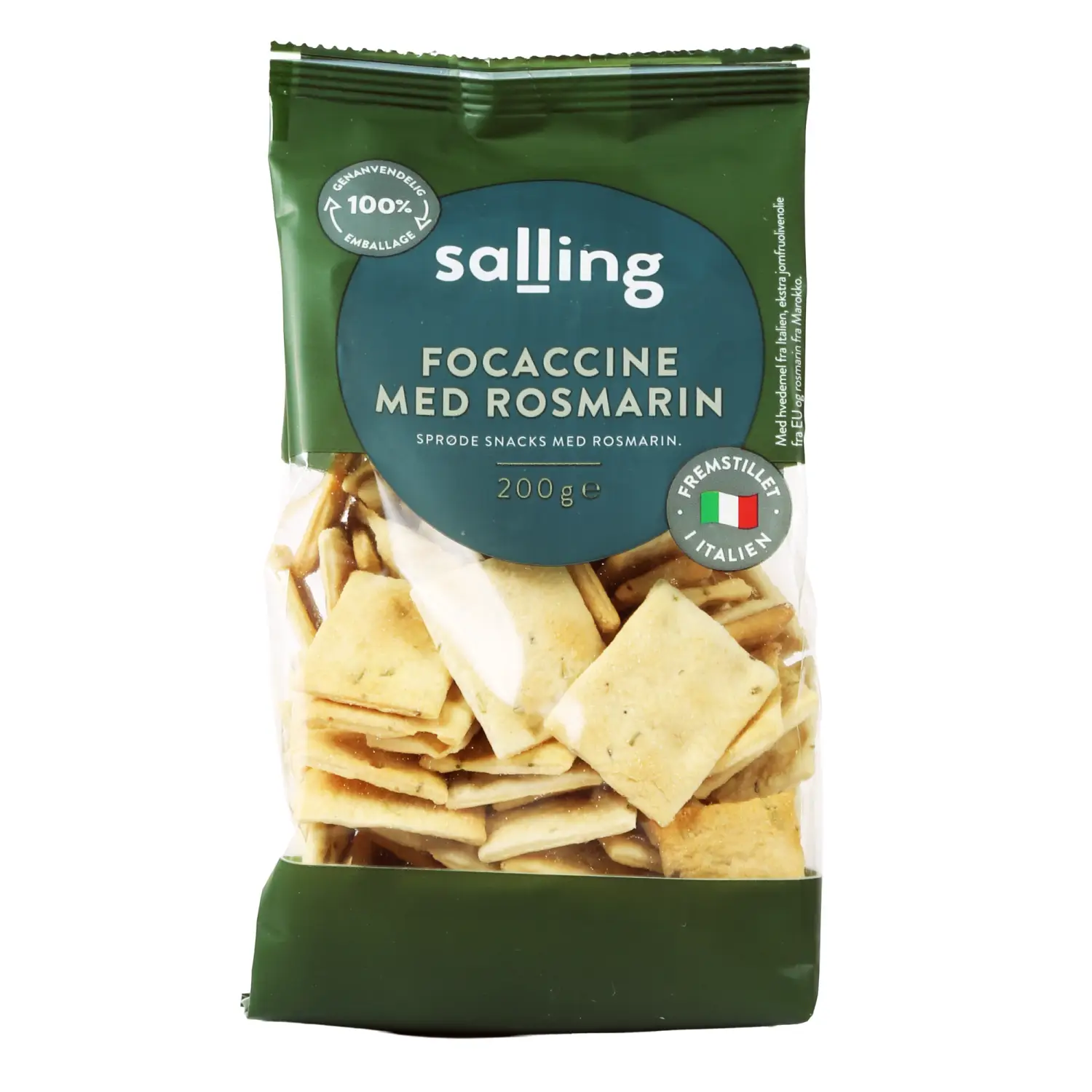Kreekerid Focaccine rosmariiniga Salling 200g