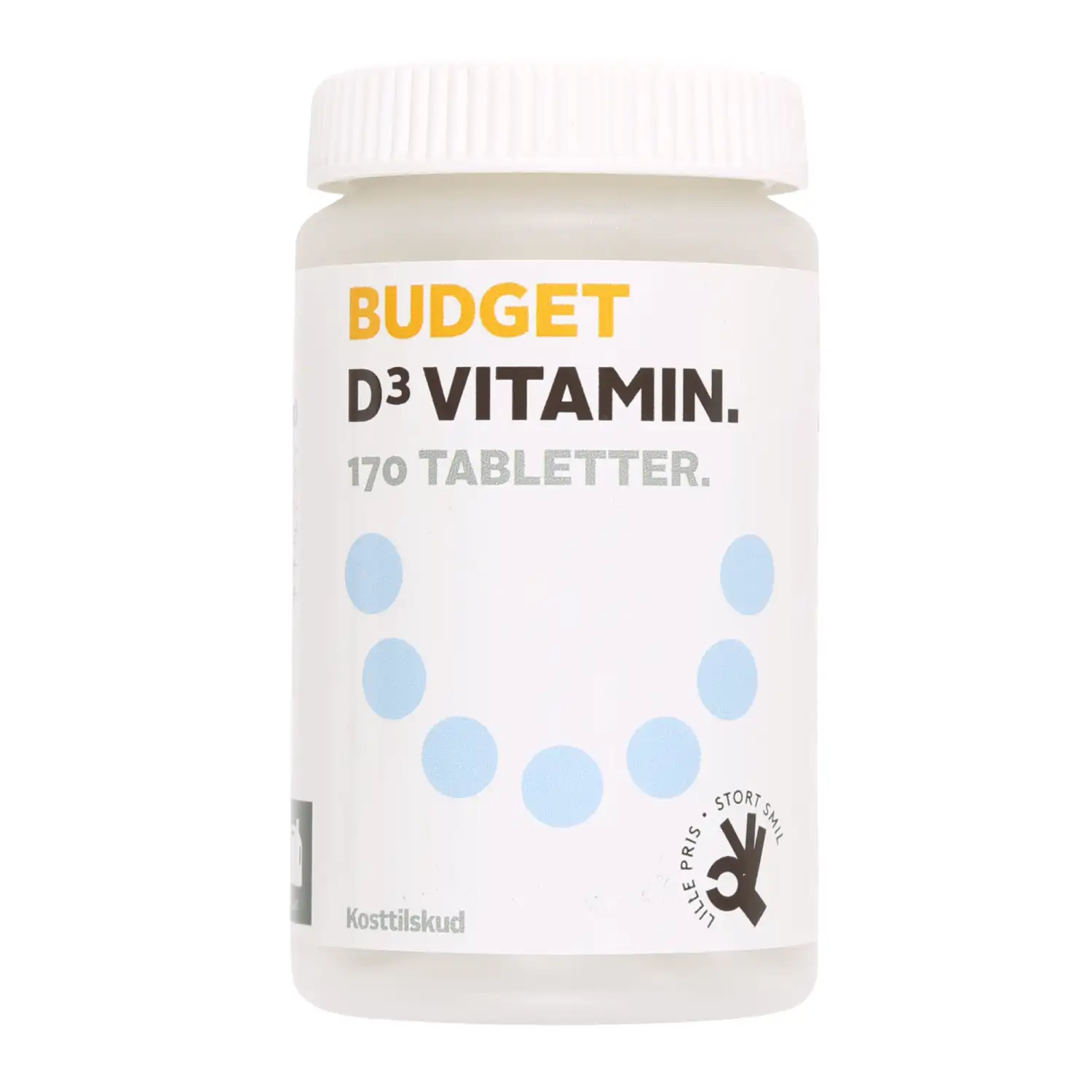 Toidulisand Budget vitamiin D3 170 tabletti