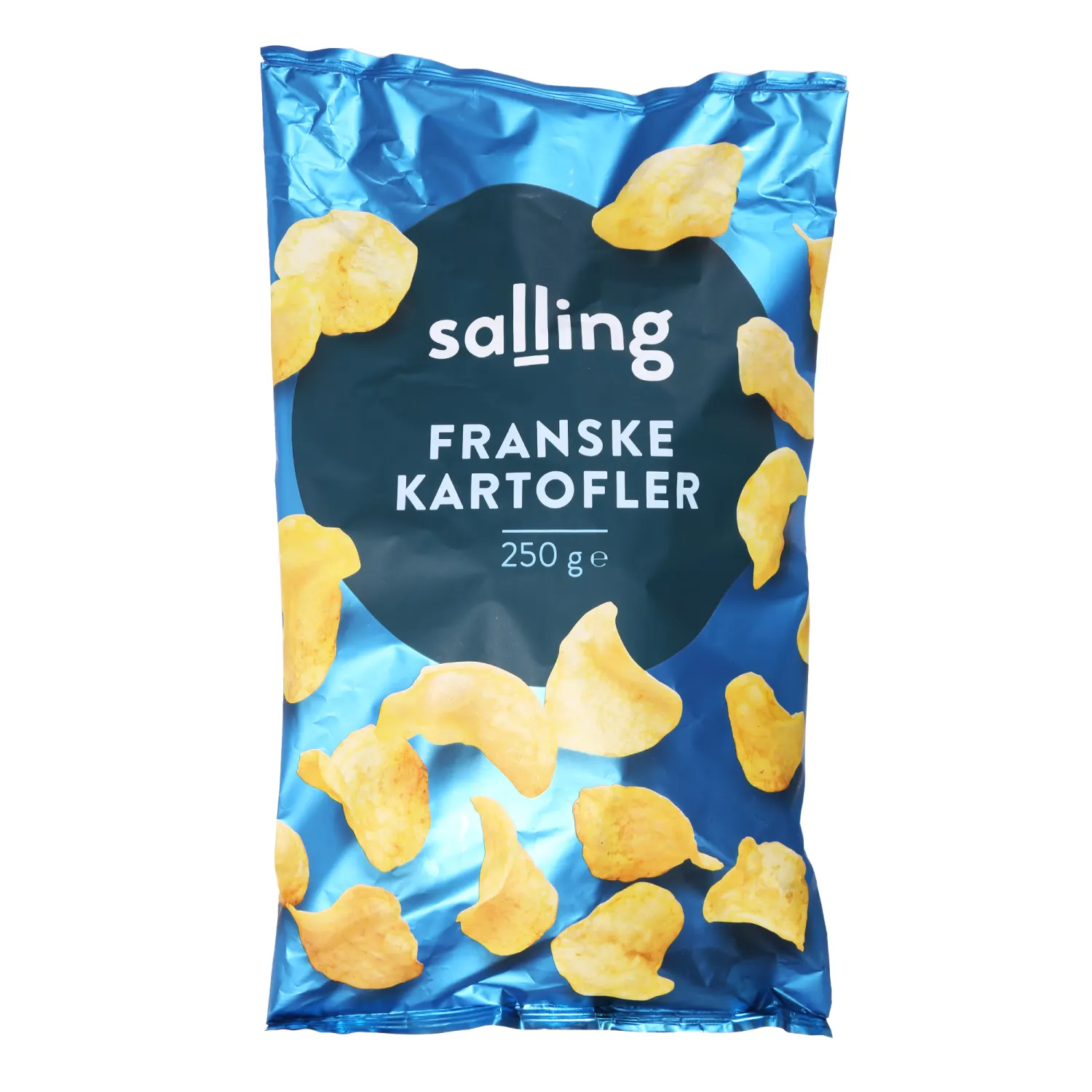 Bulvių traškučiai su druska SALLING, 250 g