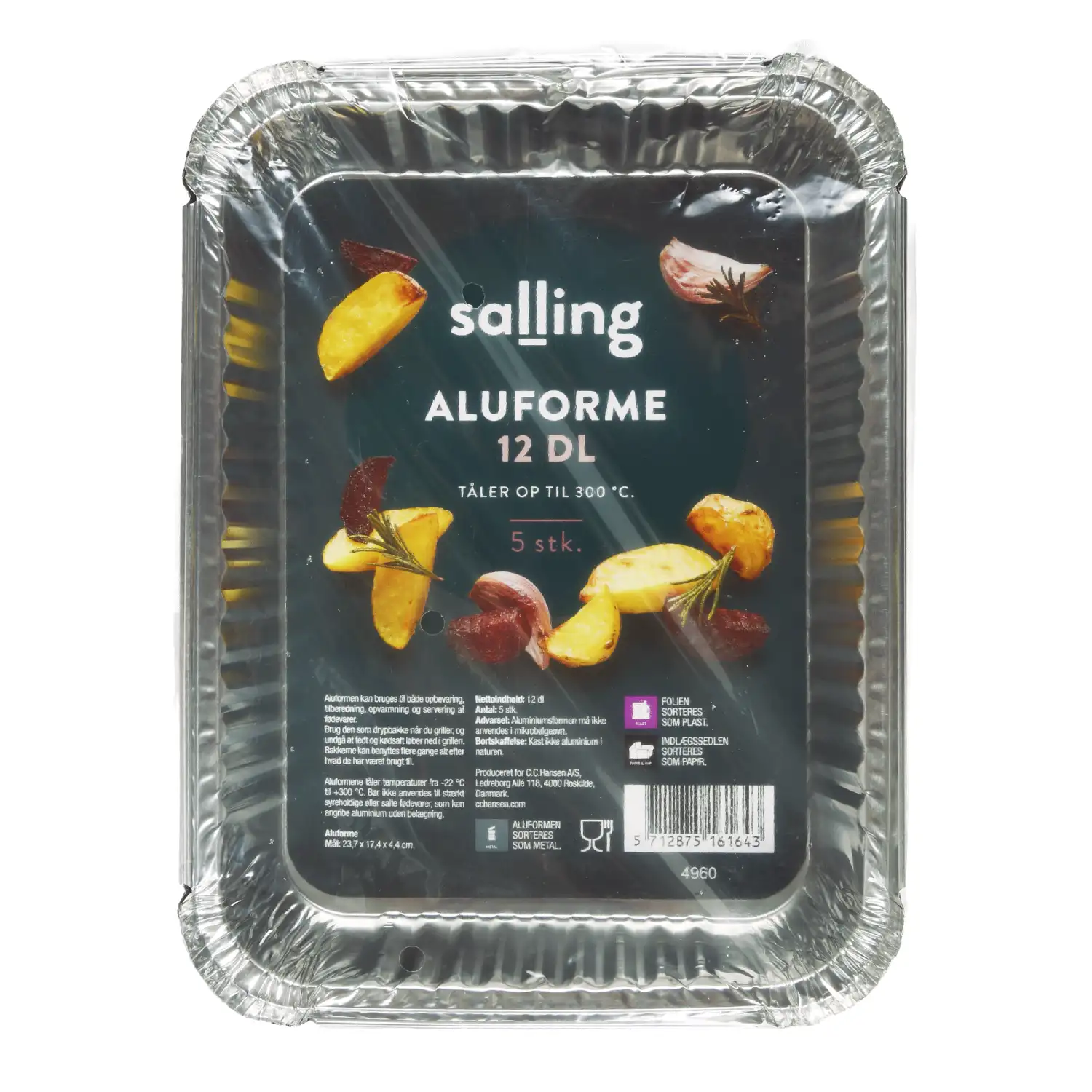 Alumiiniumvorm Salling 1,2l 5tk
