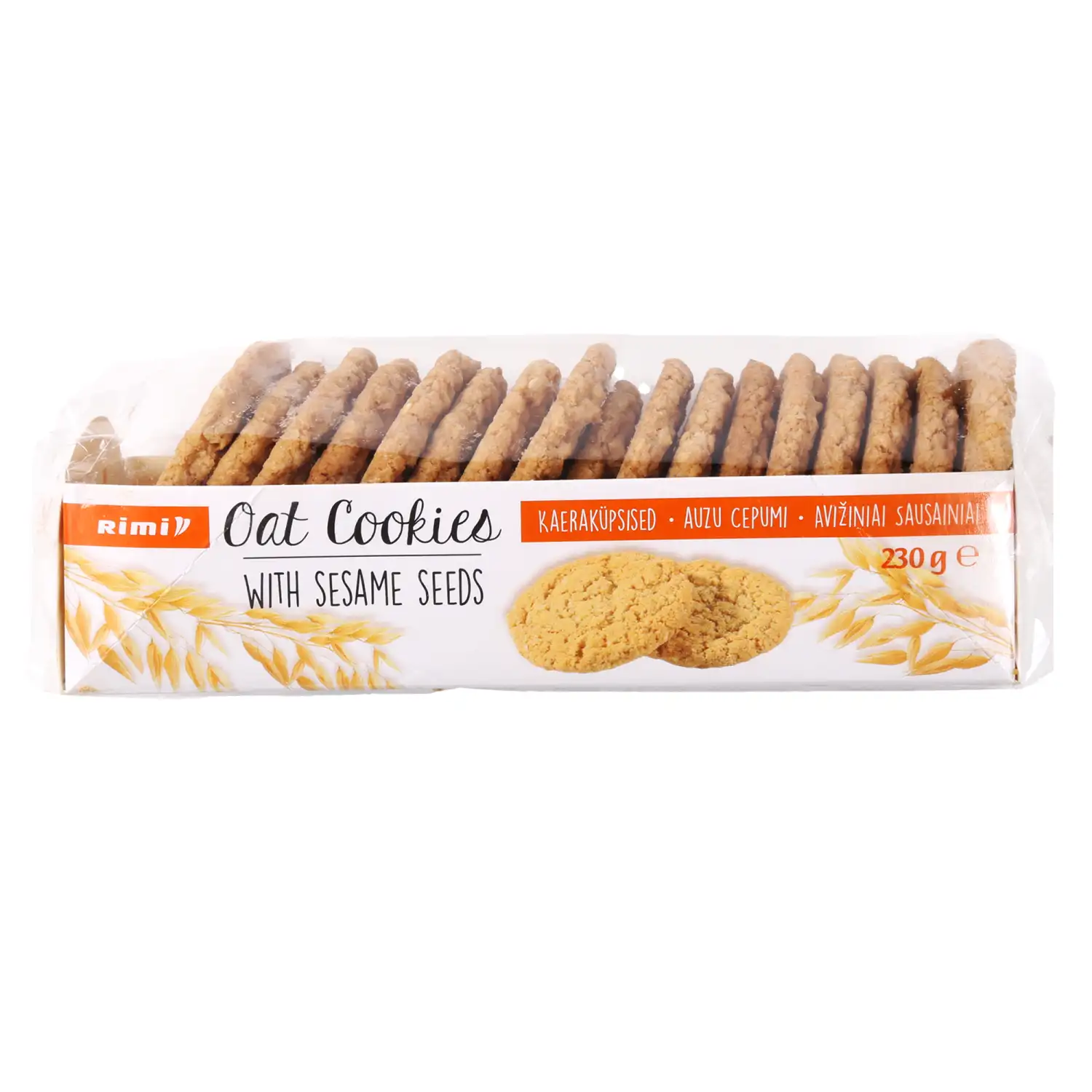 Auzu cepumi Rimi ar sezama sēklām 230g