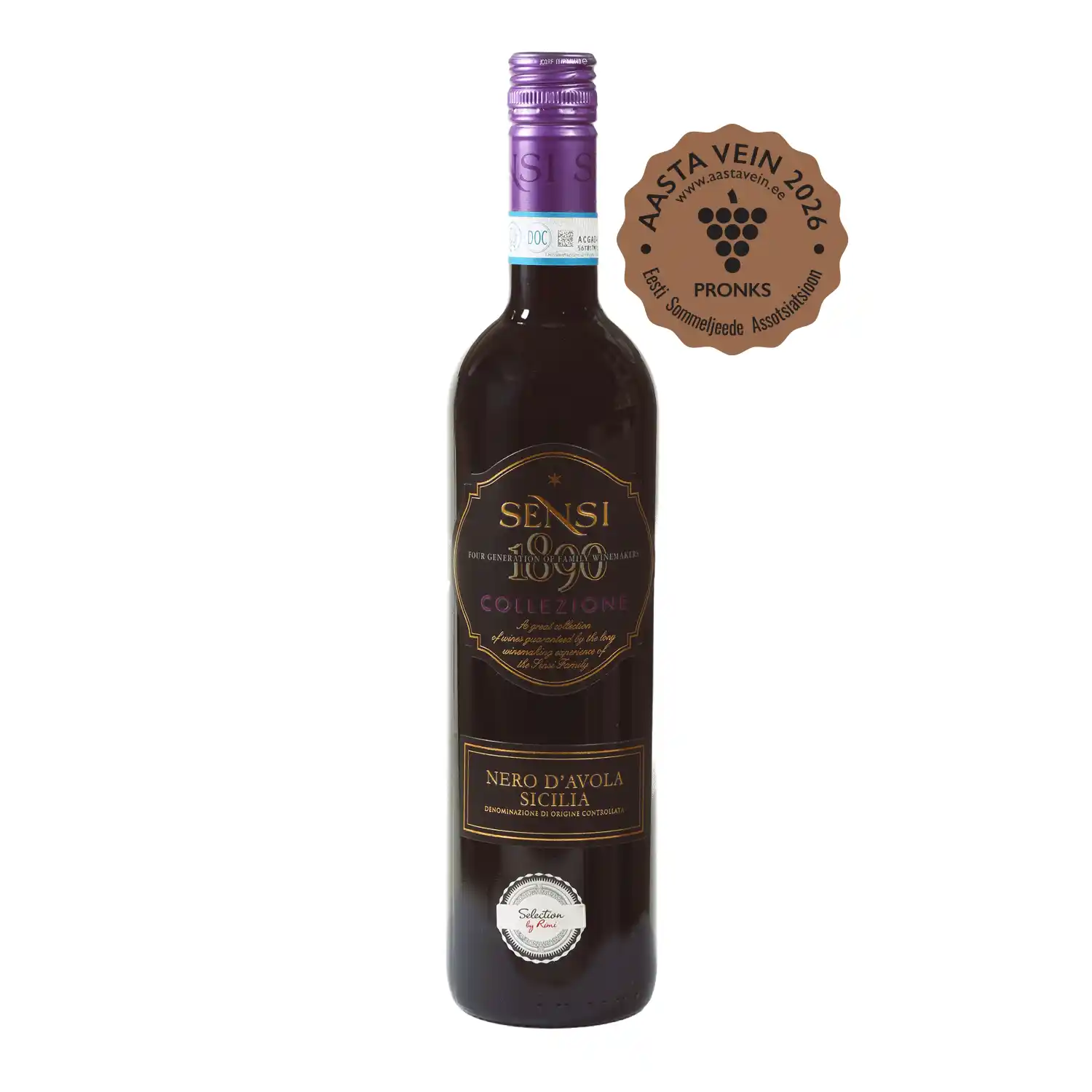 Kpn.v. S.Coll. 1890 Nero D’Avola Terre 0,75l