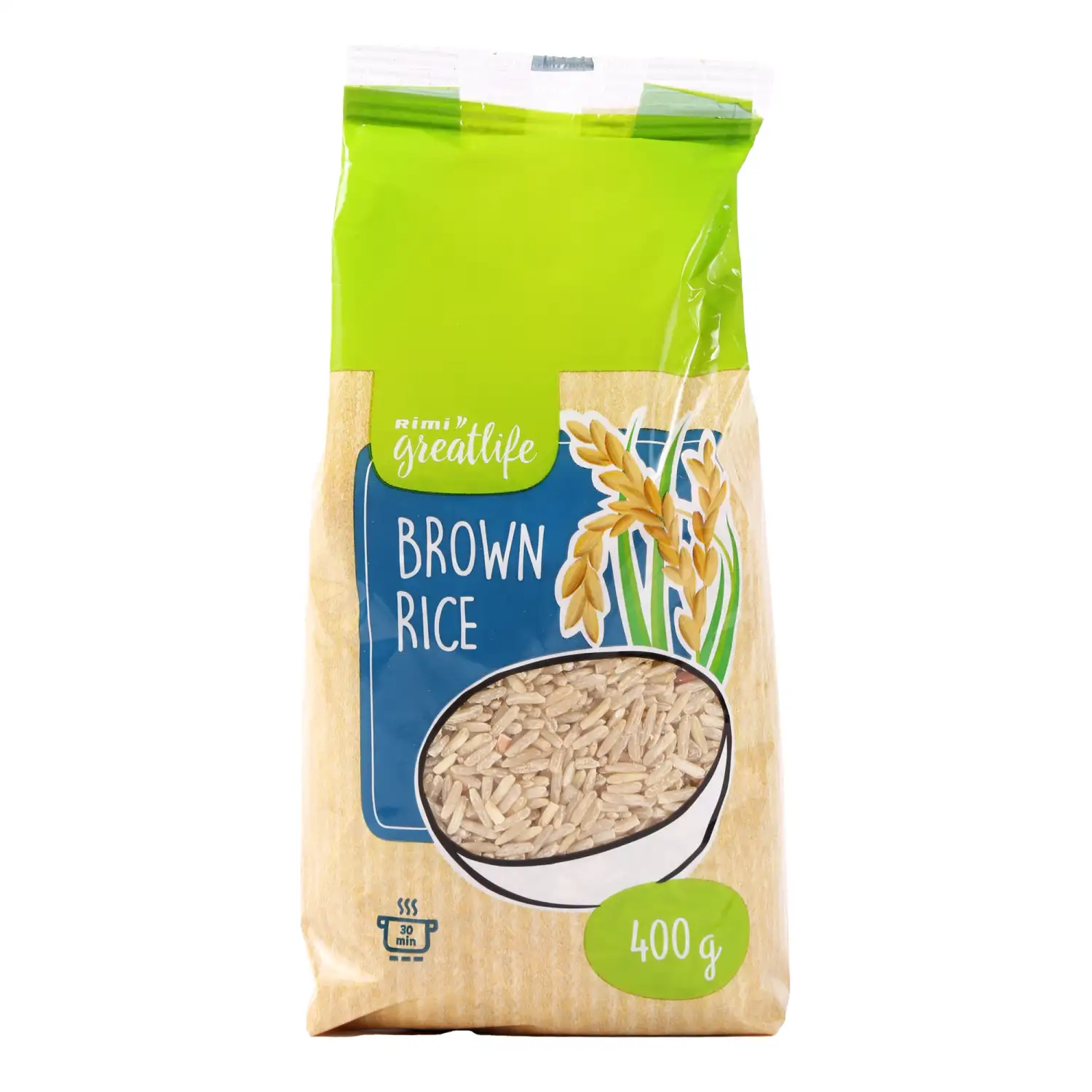 Rudieji ryžiai RIMI GREATLIFE, 400 g