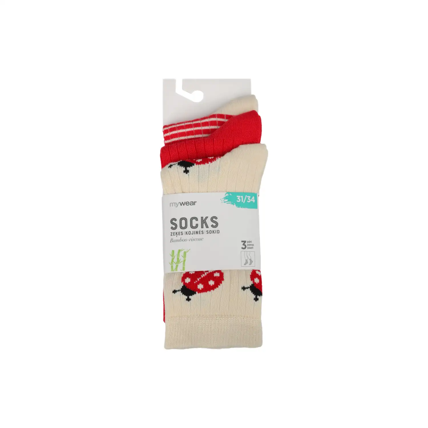 Laste sokid Mywear 3 paari 31-34