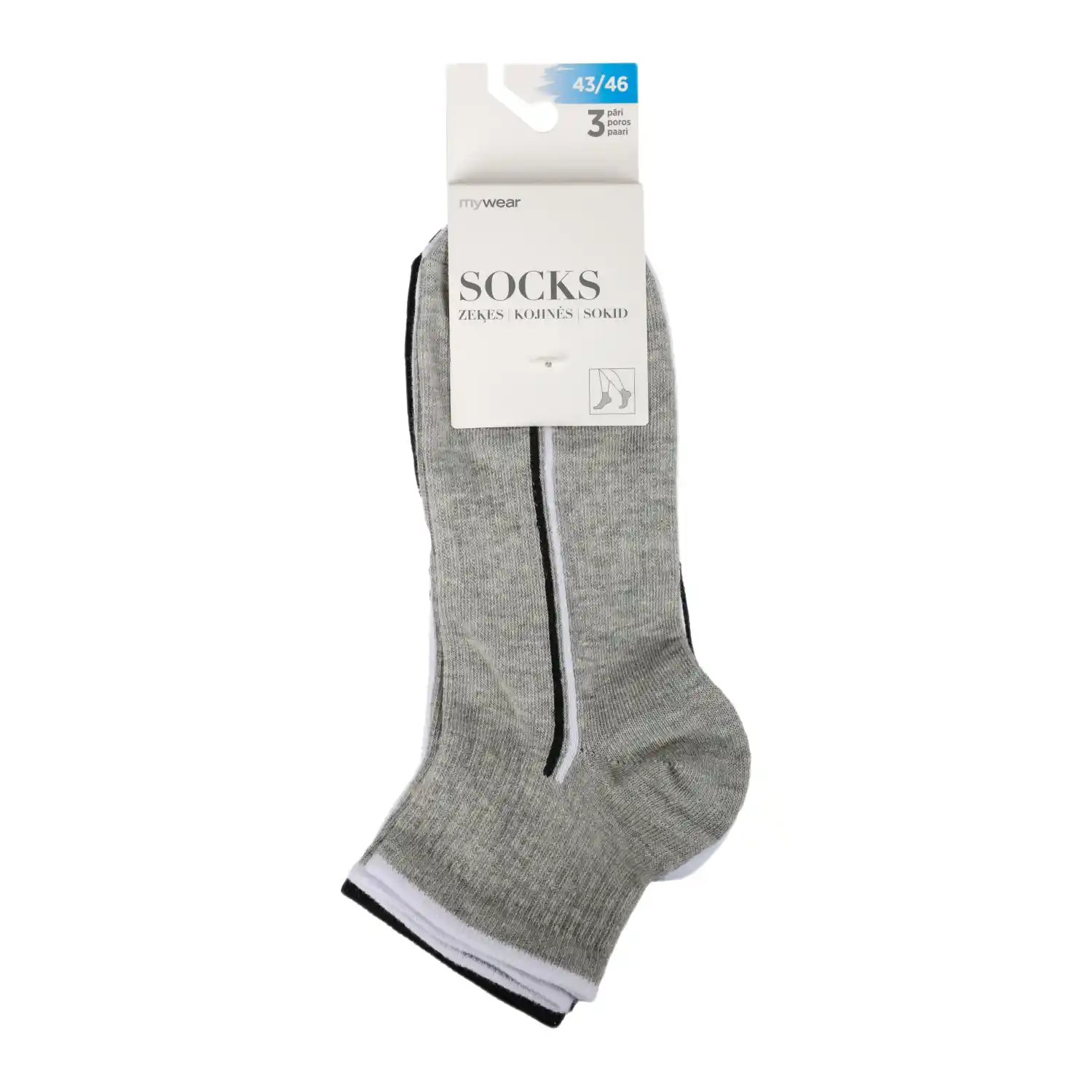 Viriešu zeķes Mywear 3 pāri 43-46