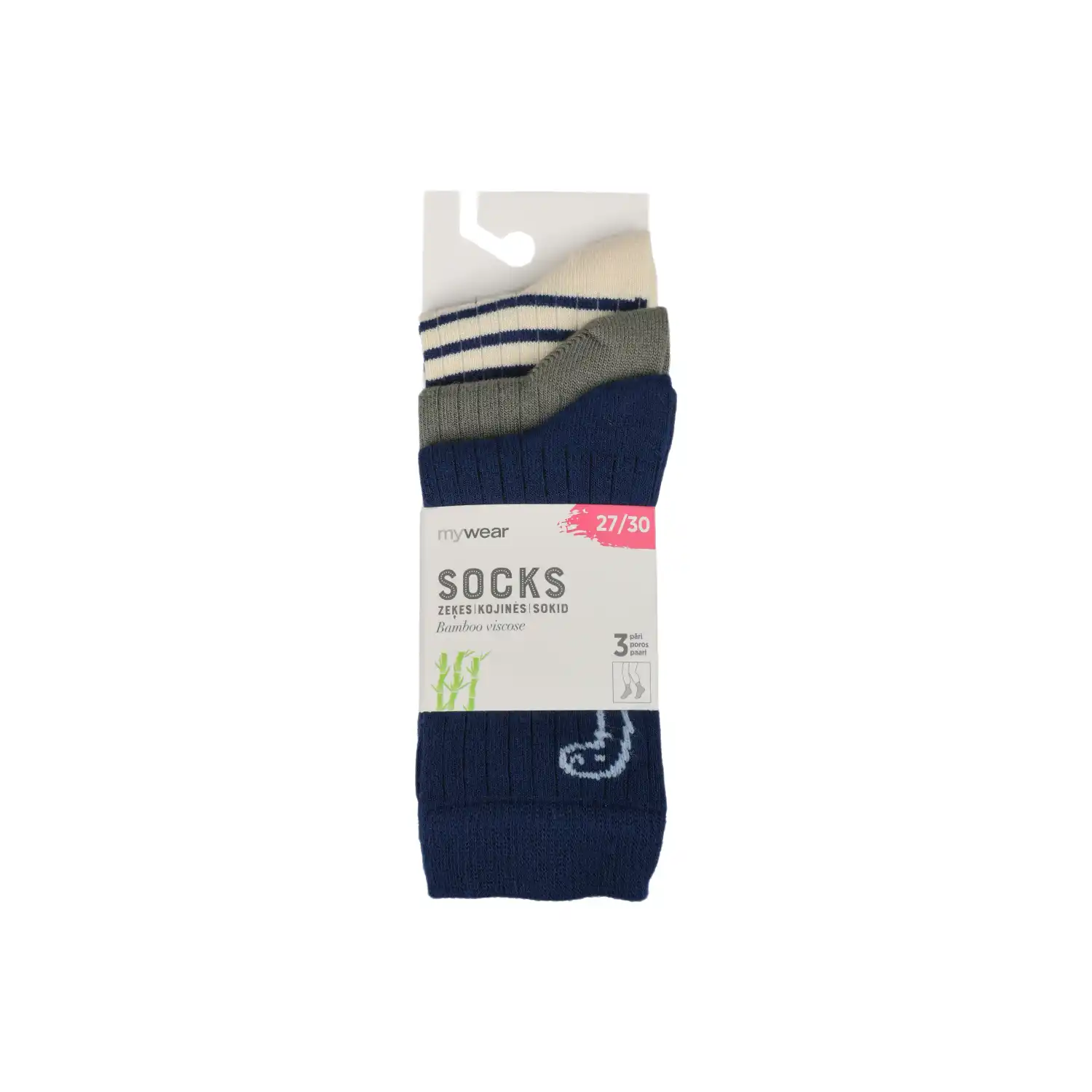 Vaik. kojinės MYWEAR, 27 - 30, 3 poros