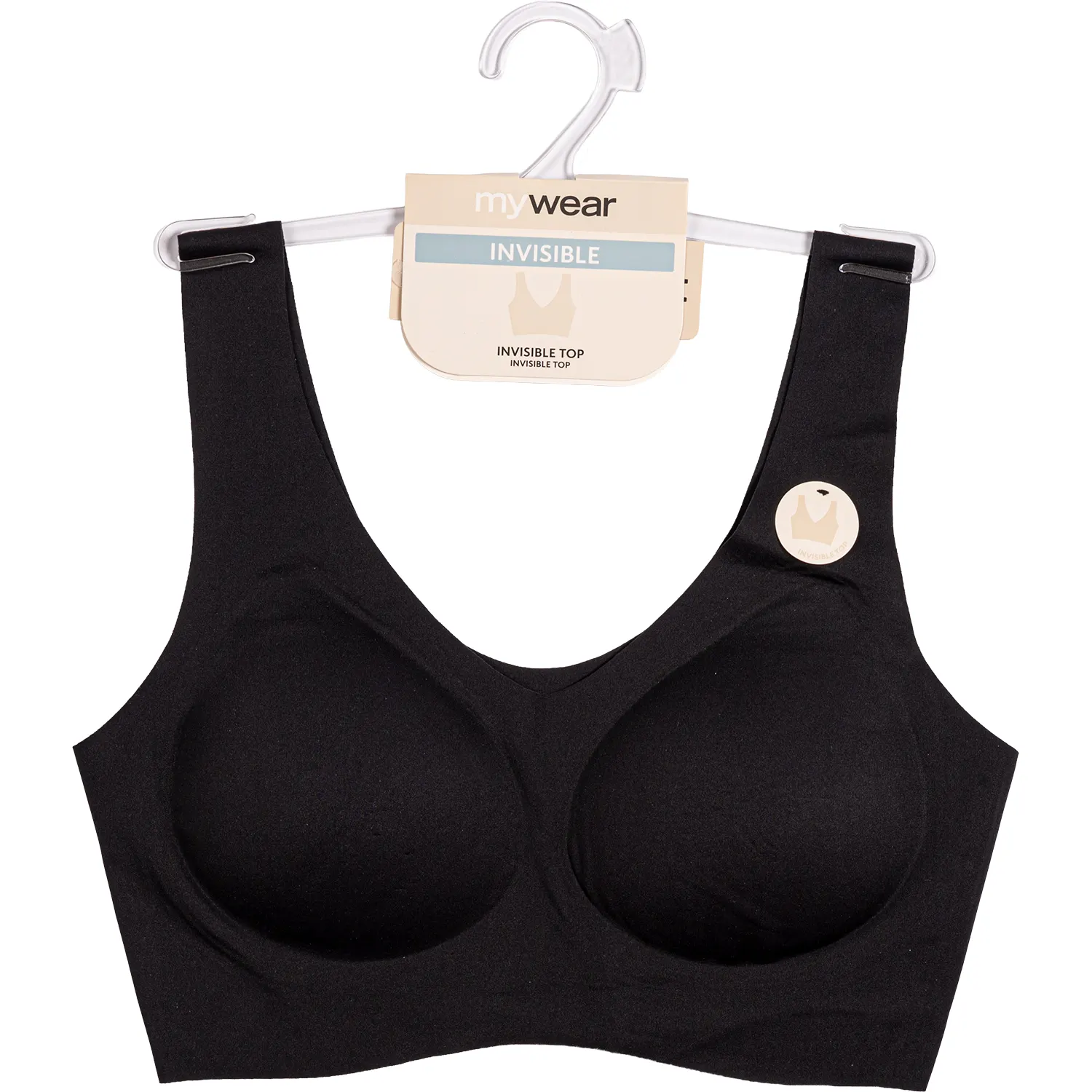 Besiūlė liemenėlė MYWEAR, M, juoda