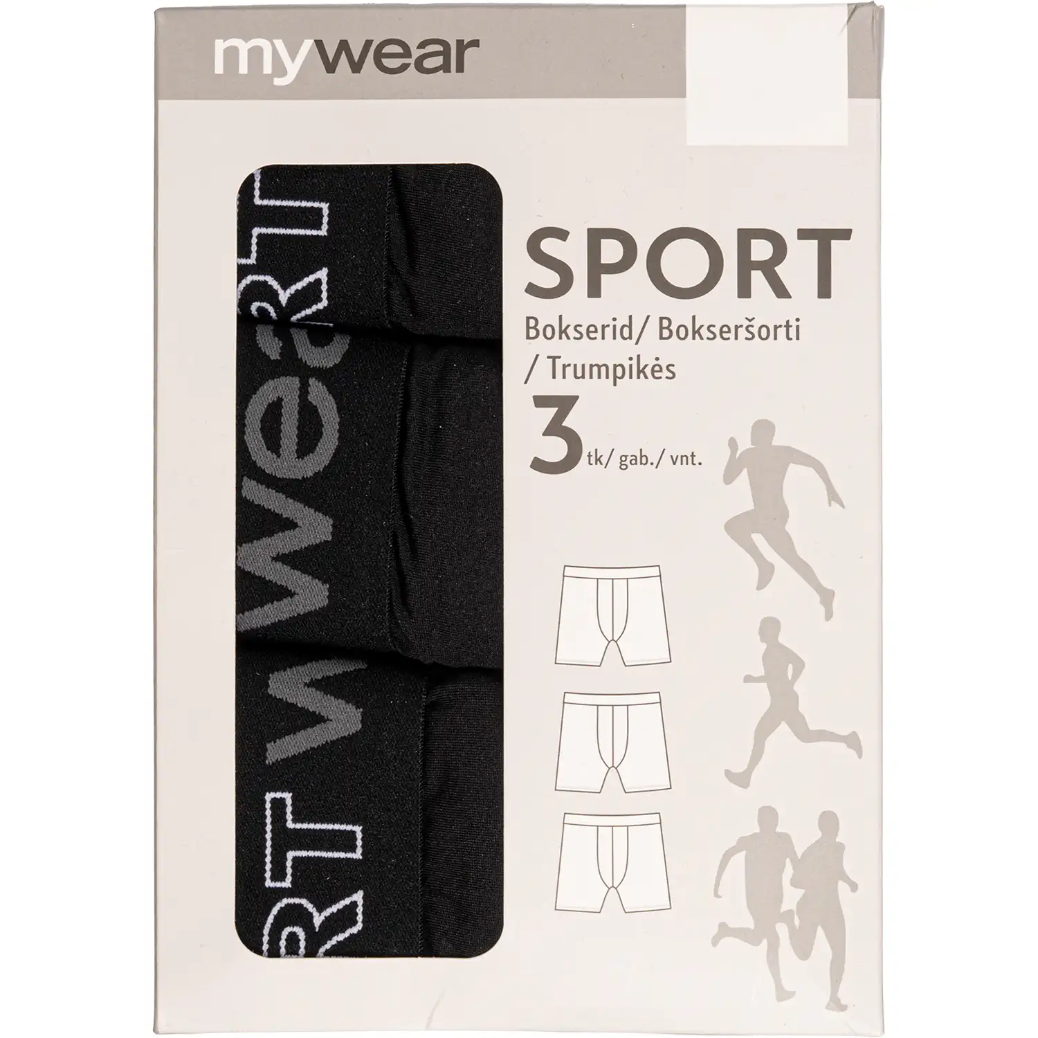 Vīriešu apakšveļa Mywear XL, melna