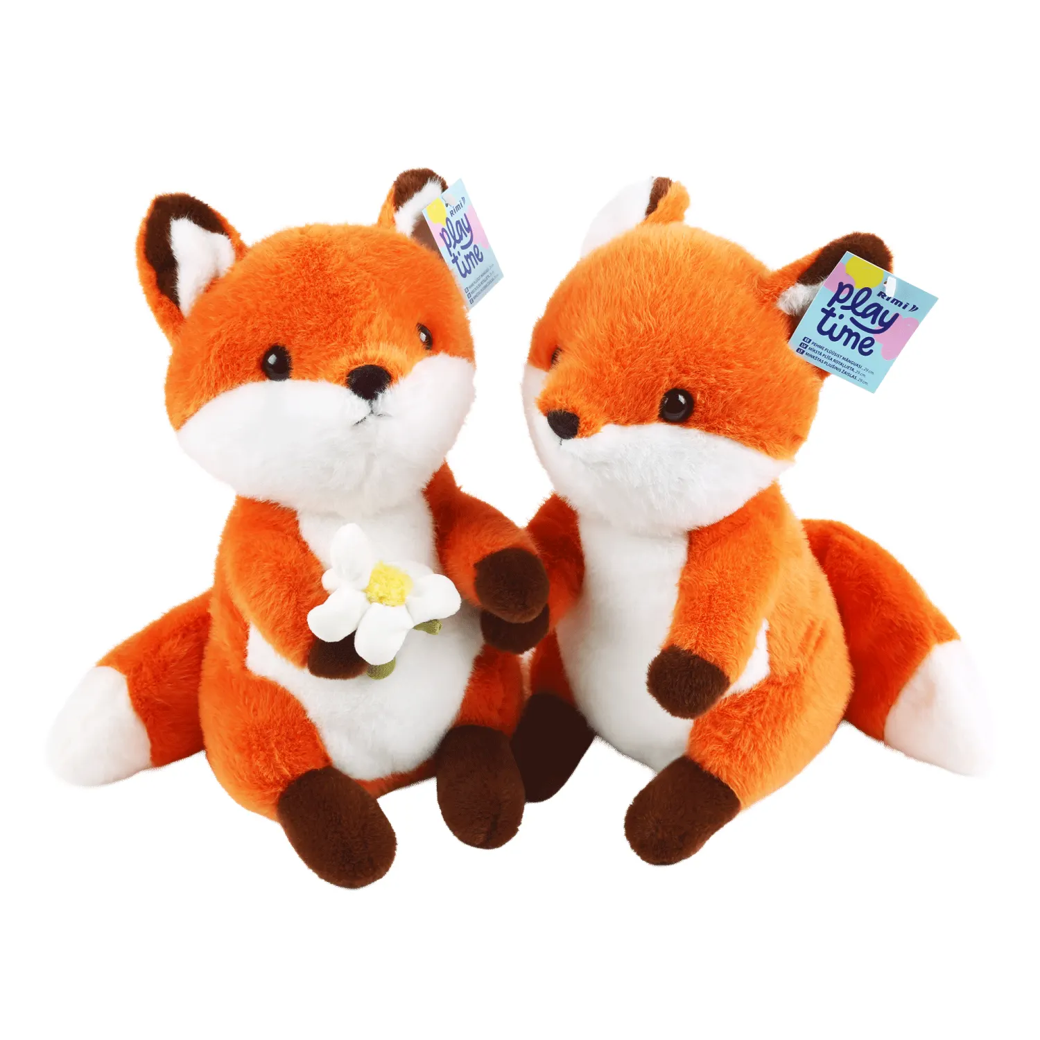 Plīša lapsa Rimi Playtime 29cm