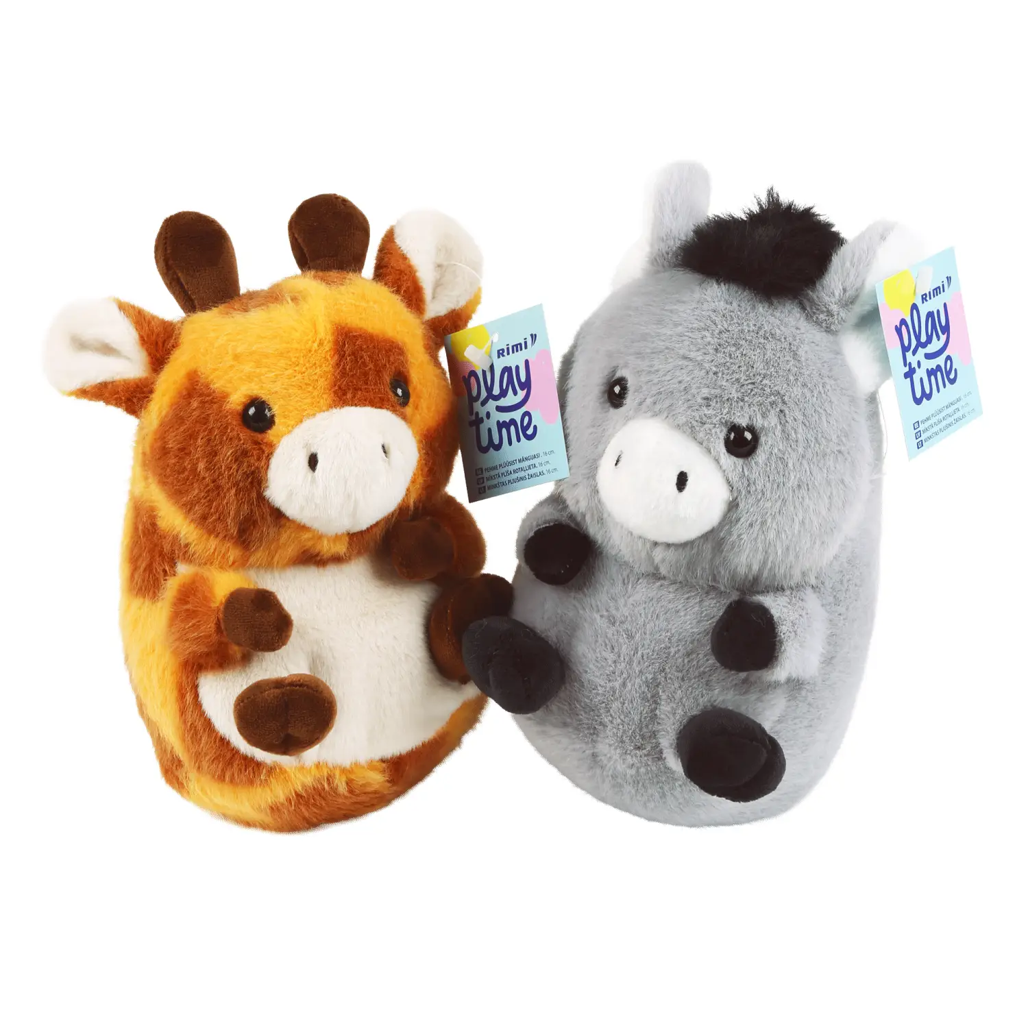 Pehme kaelkirj./eesel Rimi Playtime 16cm