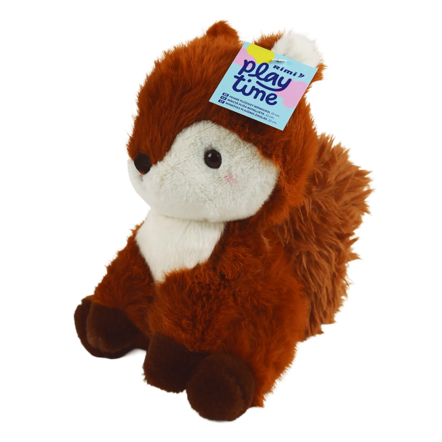 Plīša vāvere Rimi Playtime 22cm