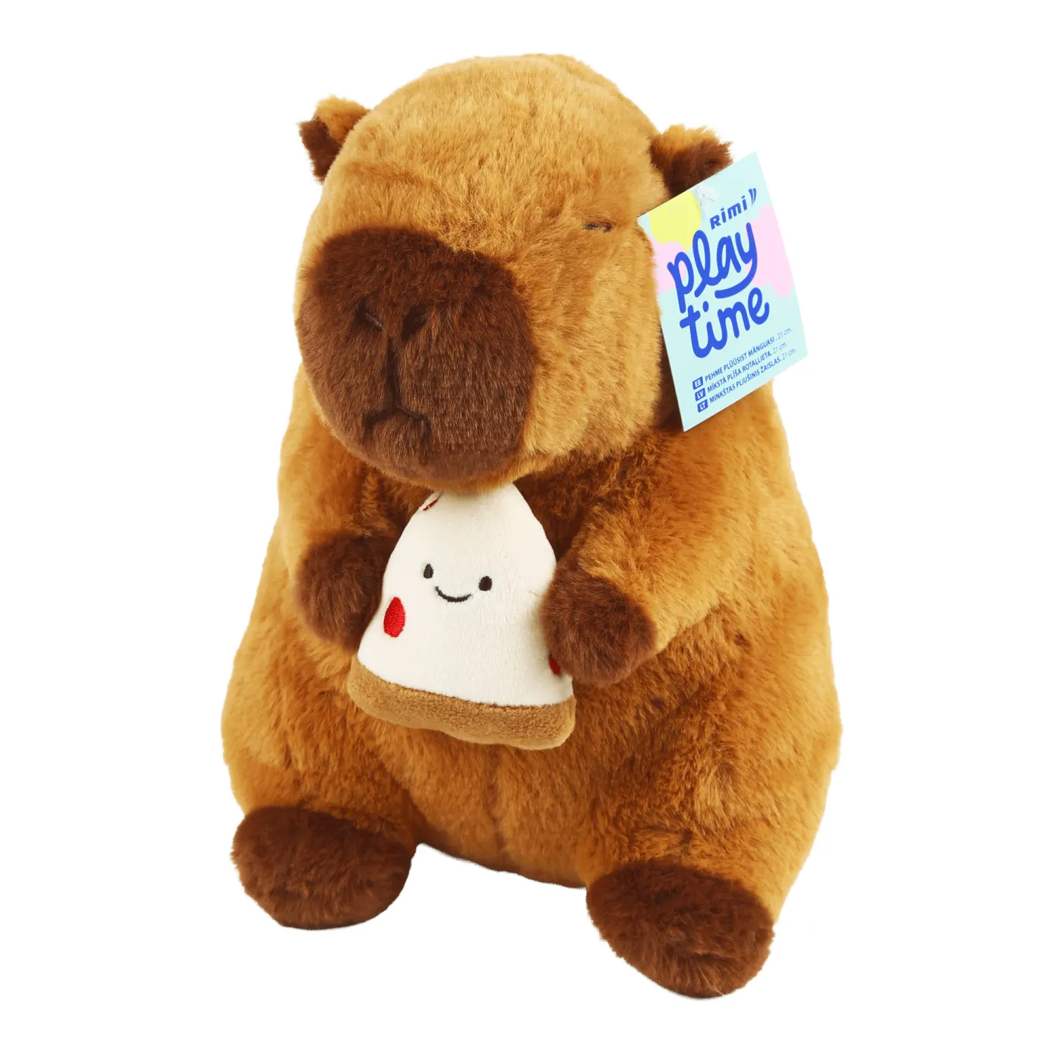 Pehme kapibaar Rimi Playtime pitsa 21cm