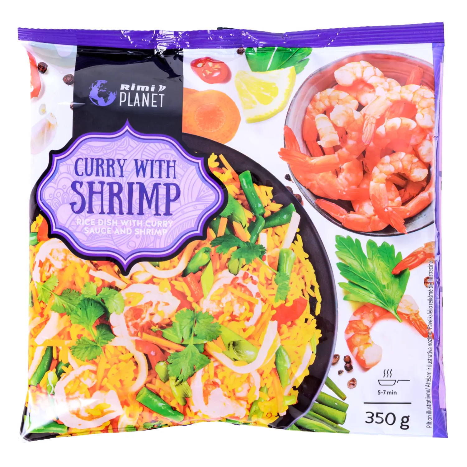 Karijs ar garnelēm Rimi 350g