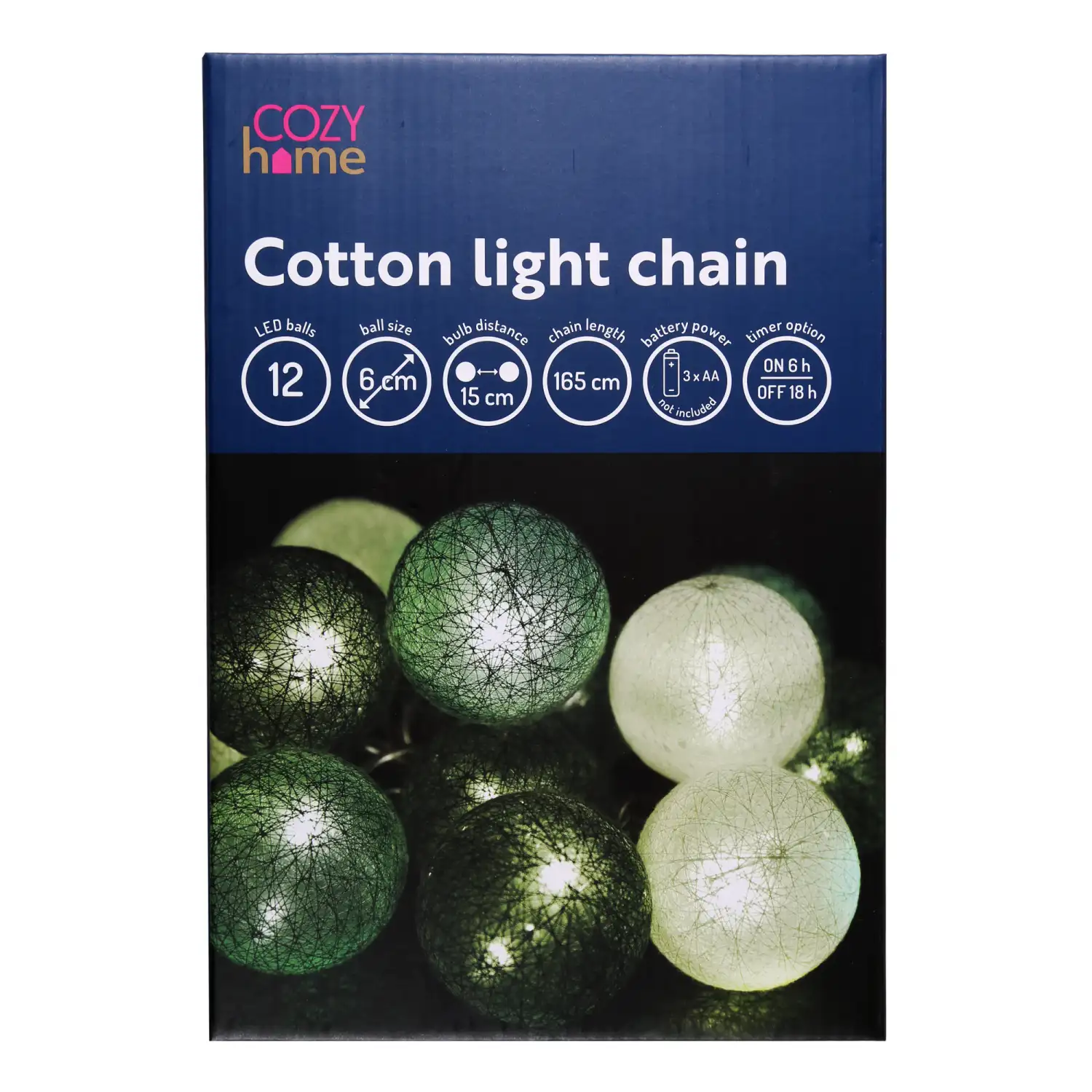 Virtene Cozy Home 6cm 12LED s.alta CH26
