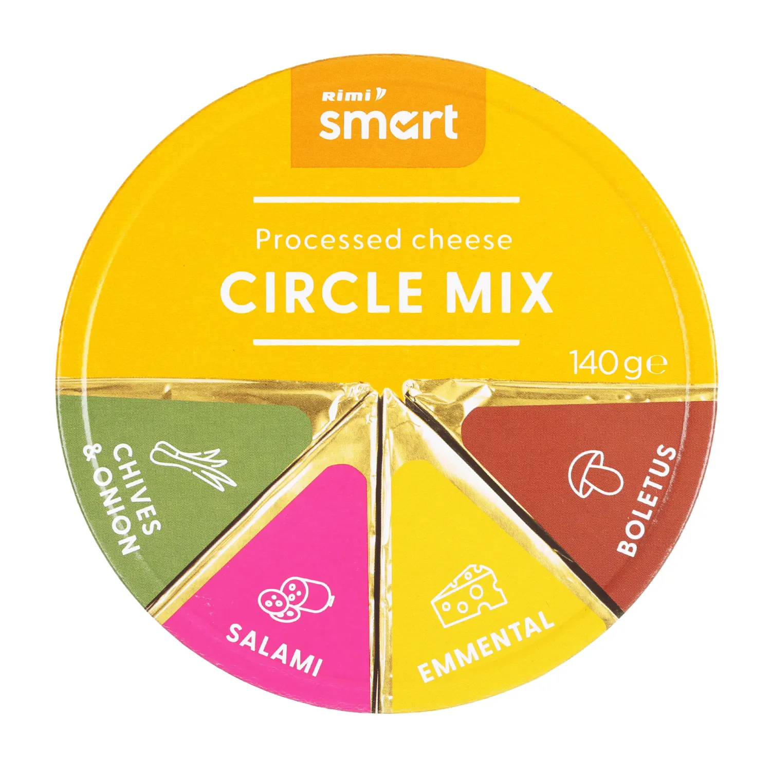 Sulatatud juustude valik Rimi Smart 140g