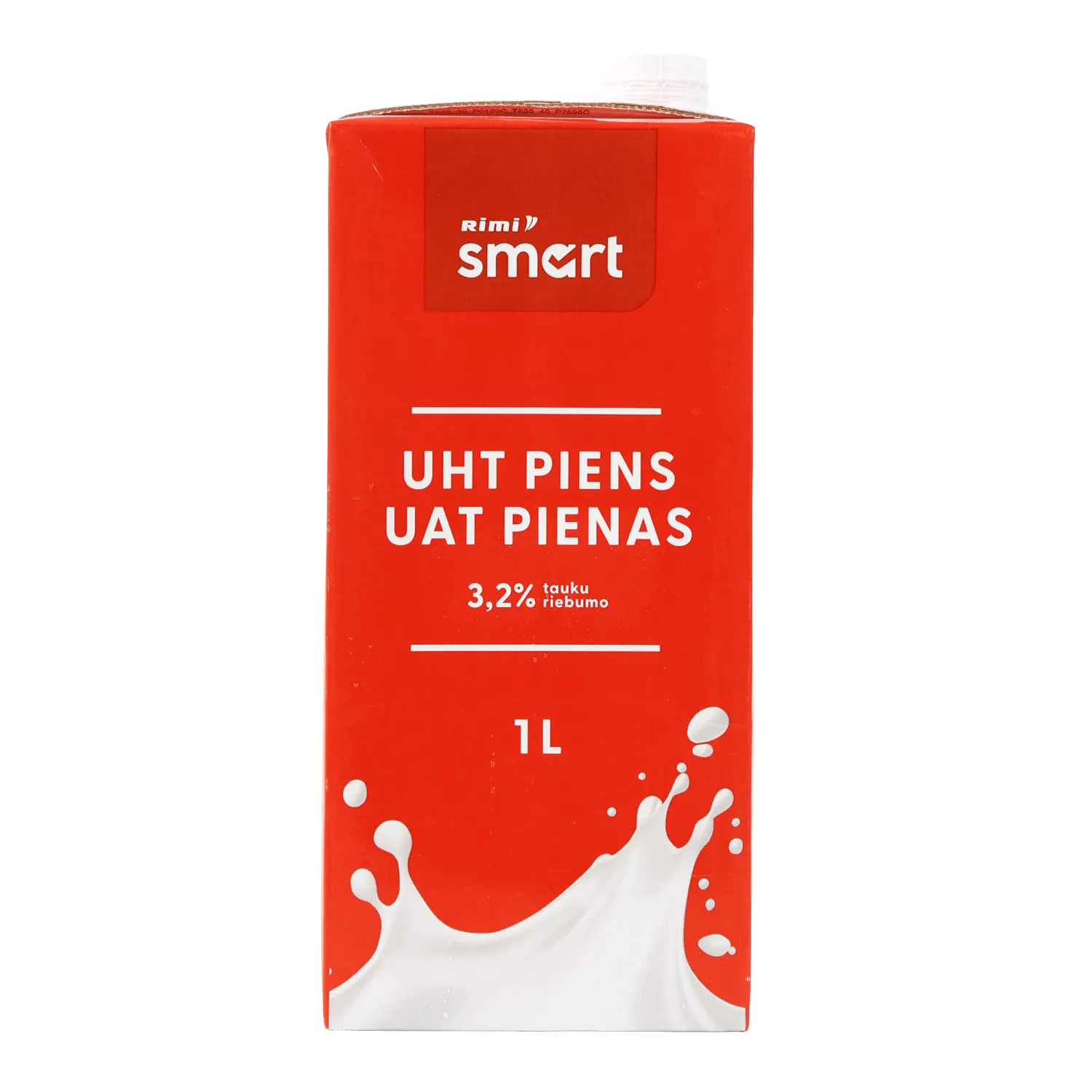 Pienas RIMI SMART, (UHT) 3,2 %, 1 l