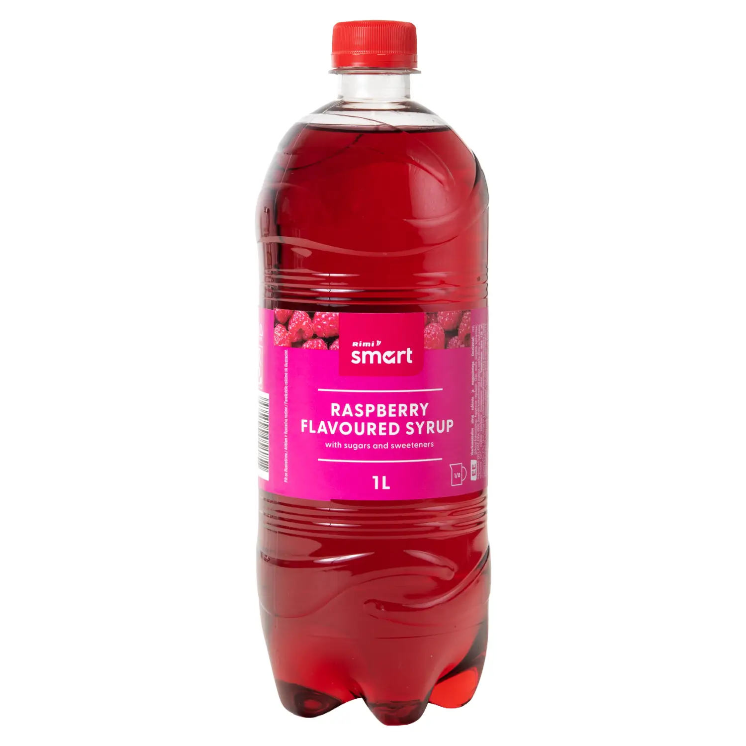 Aviečių skonio sirupas RIMI SMART, 1 l