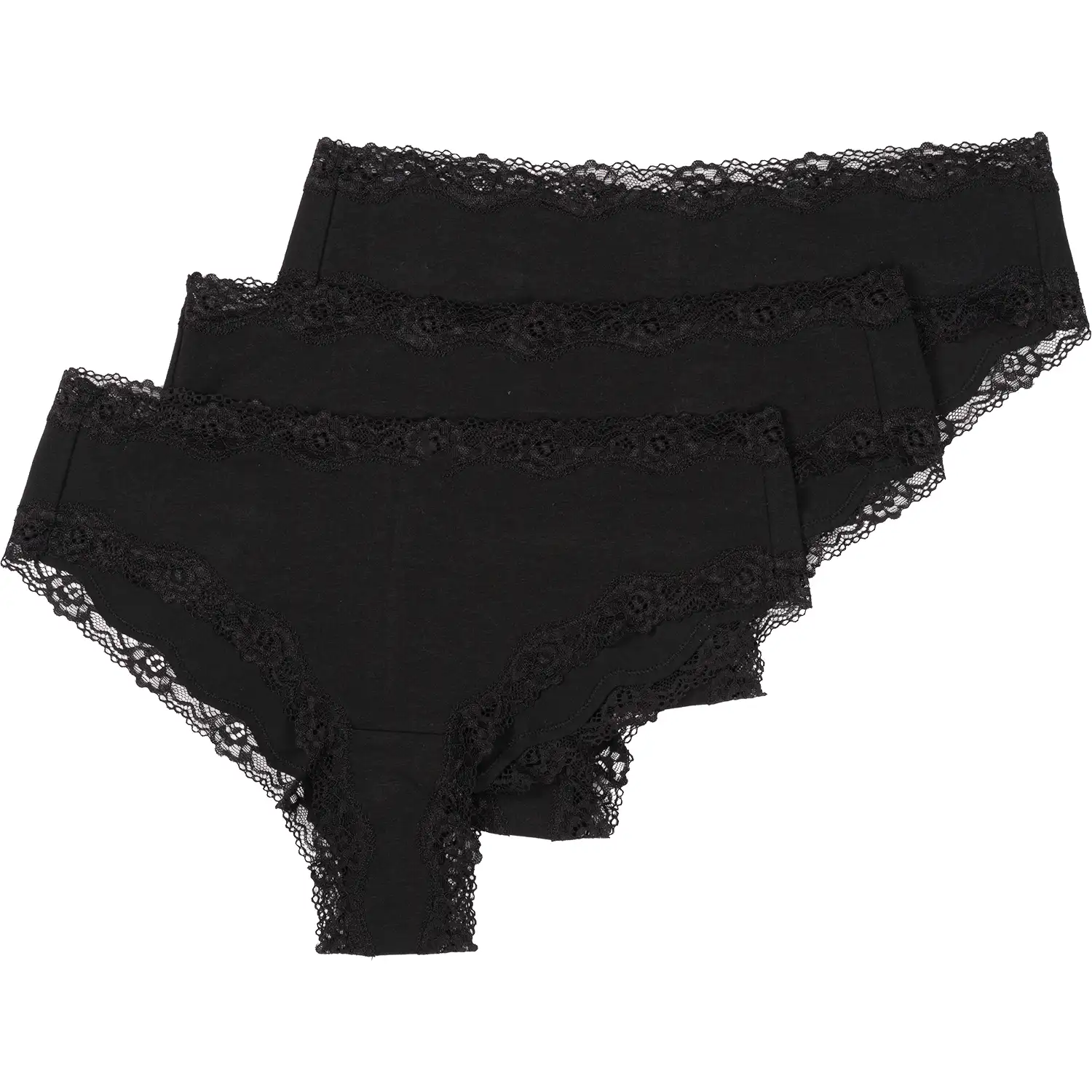 Mot. apatiniai MYWEAR 3P, juodi, 40 / 42