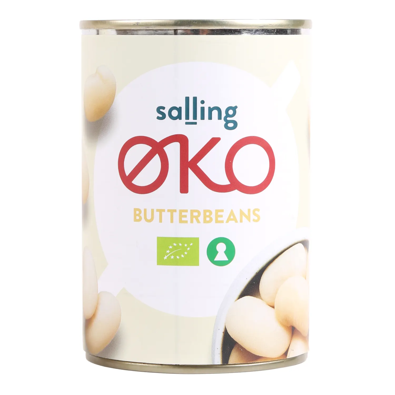 Ekol. sviestas pupiņas Salling Eko 400g/244g
