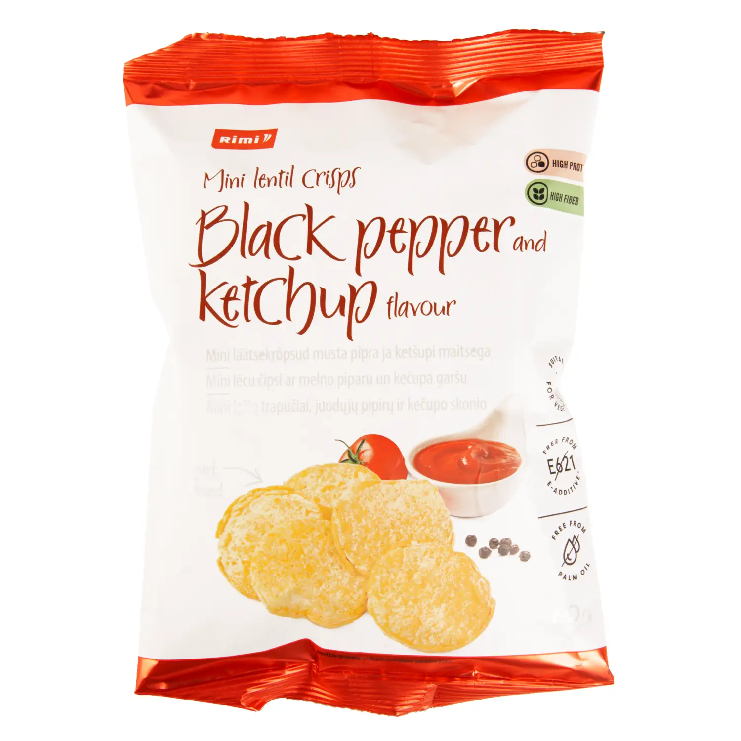 Lęšių trap. RIMI juod. pip., papr. sk., 60 g
