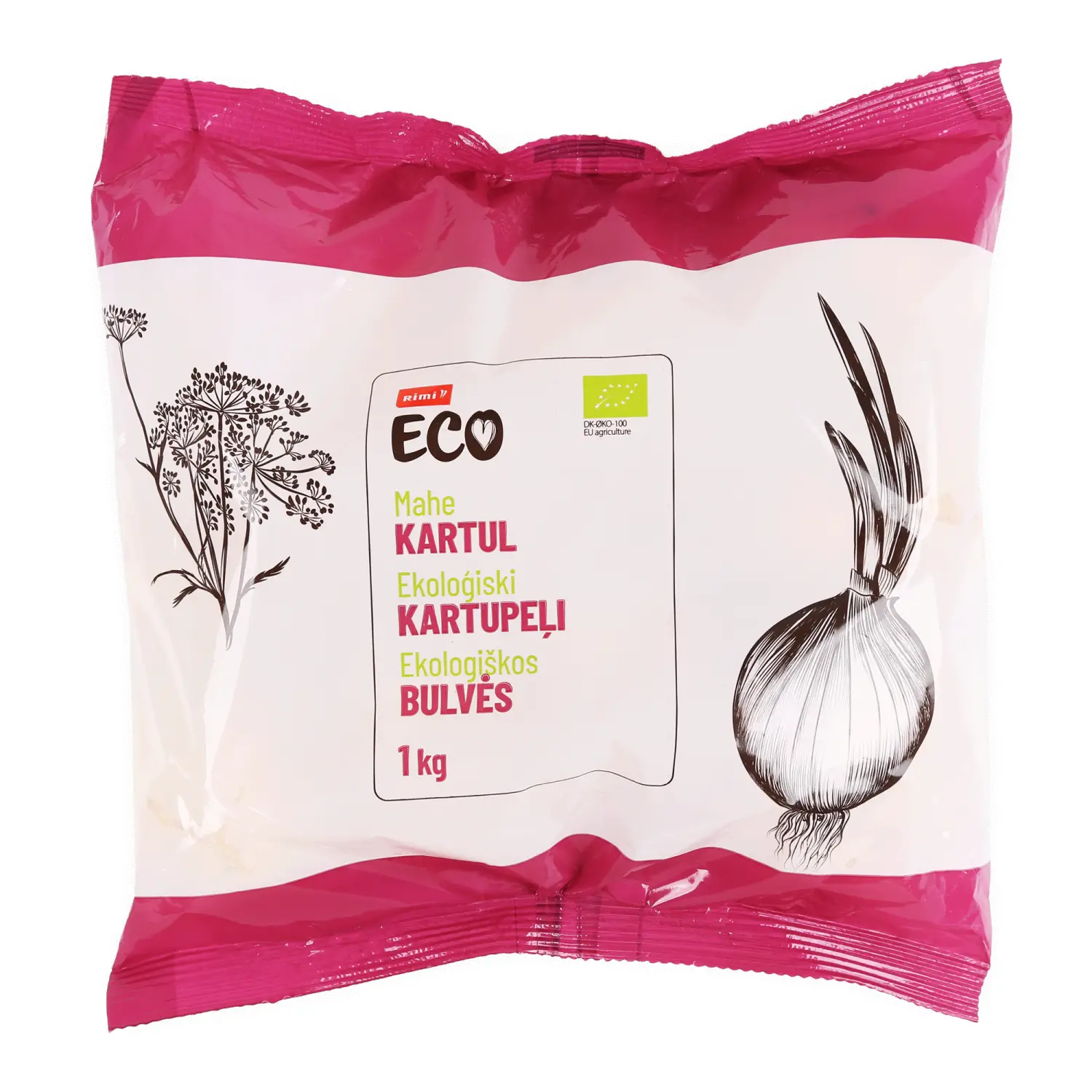 Ekoloģiski kartupeļi Rimi ECO 1kg