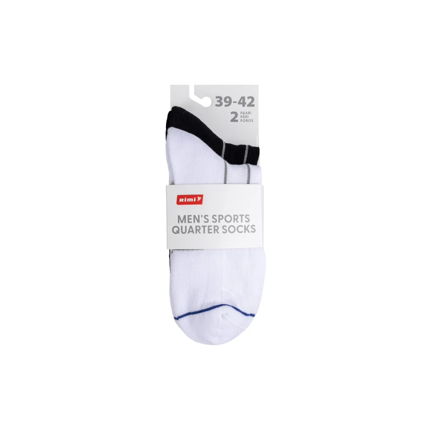 Sokid Rimi mustad/valged 2p 39/42