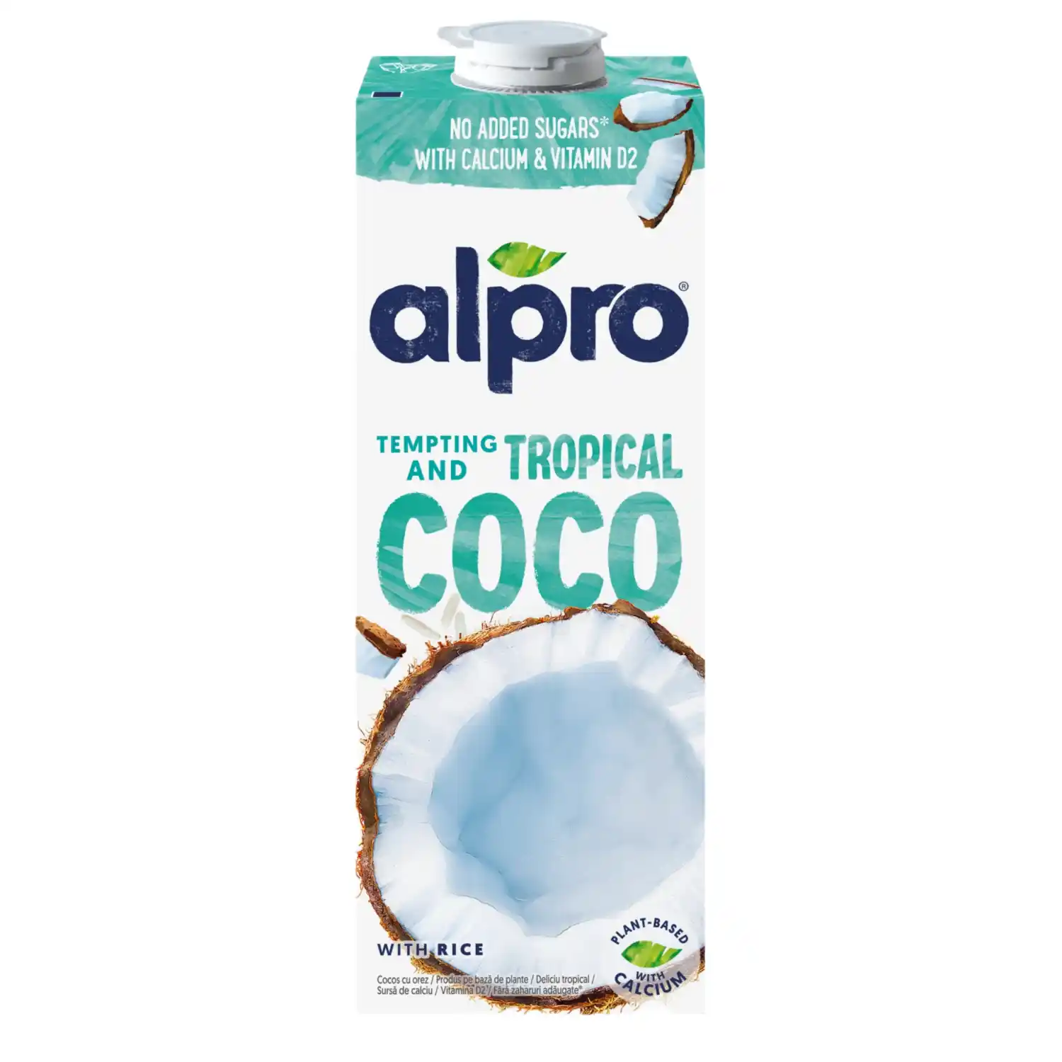 Kokosų ir ryžių gėrimas be laktoz. ALPRO, 1l